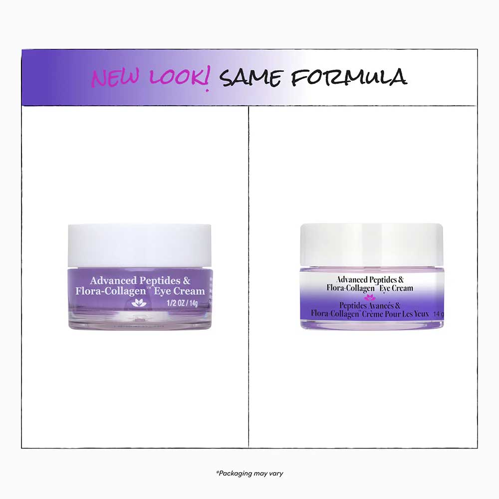 DermaE Natural Bodycare Advanced Peptides & Flora-Collagen Eye Cream New Look