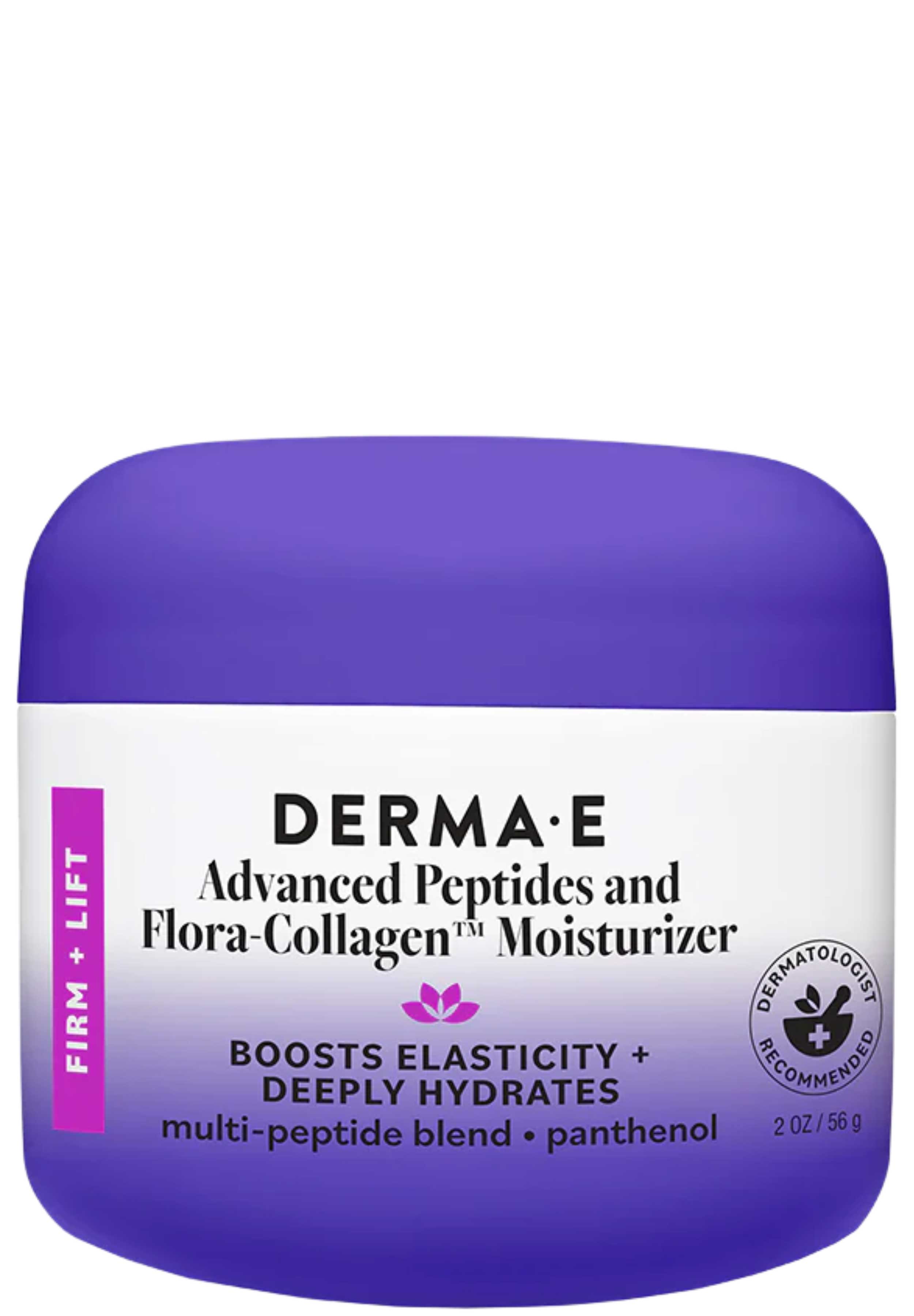 DermaE Natural Bodycare Advanced Peptides and Flora-Collagen Moisturizer