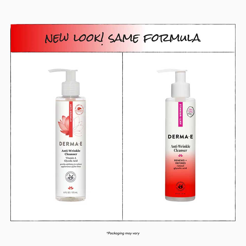 DermaE Natural Bodycare Anti-Wrinkle Cleanser New Look