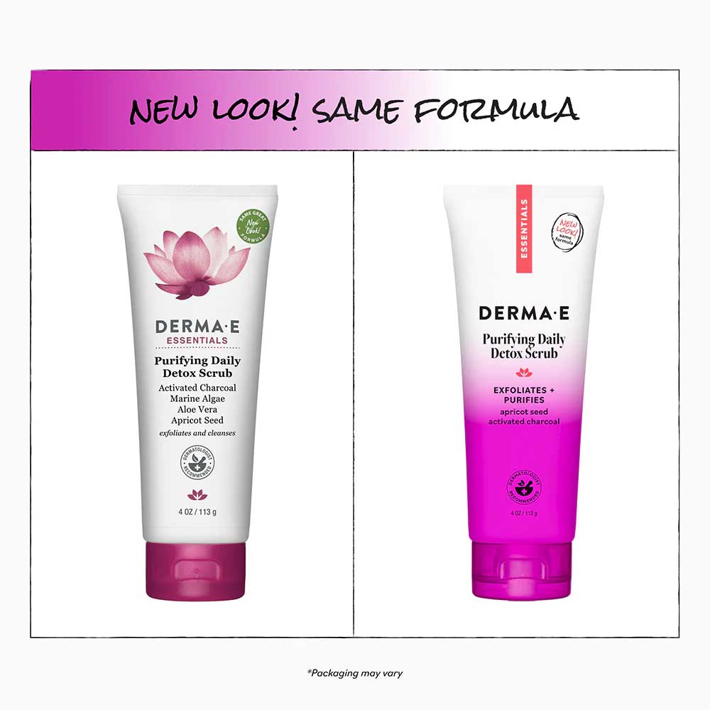 DermaE Natural Bodycare Purifying Daily Detox Scrub New Look