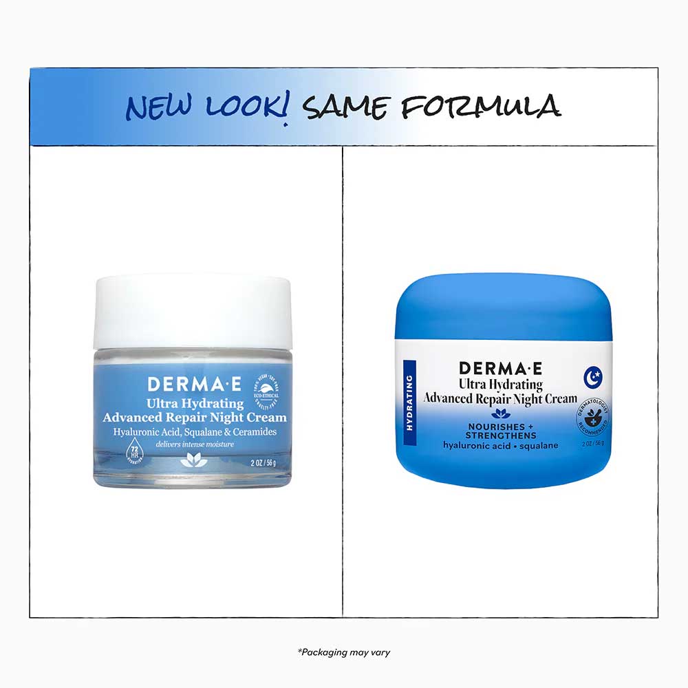 DermaE Natural Bodycare Ultra Hydrating Advanced Repair Night Cream New Look