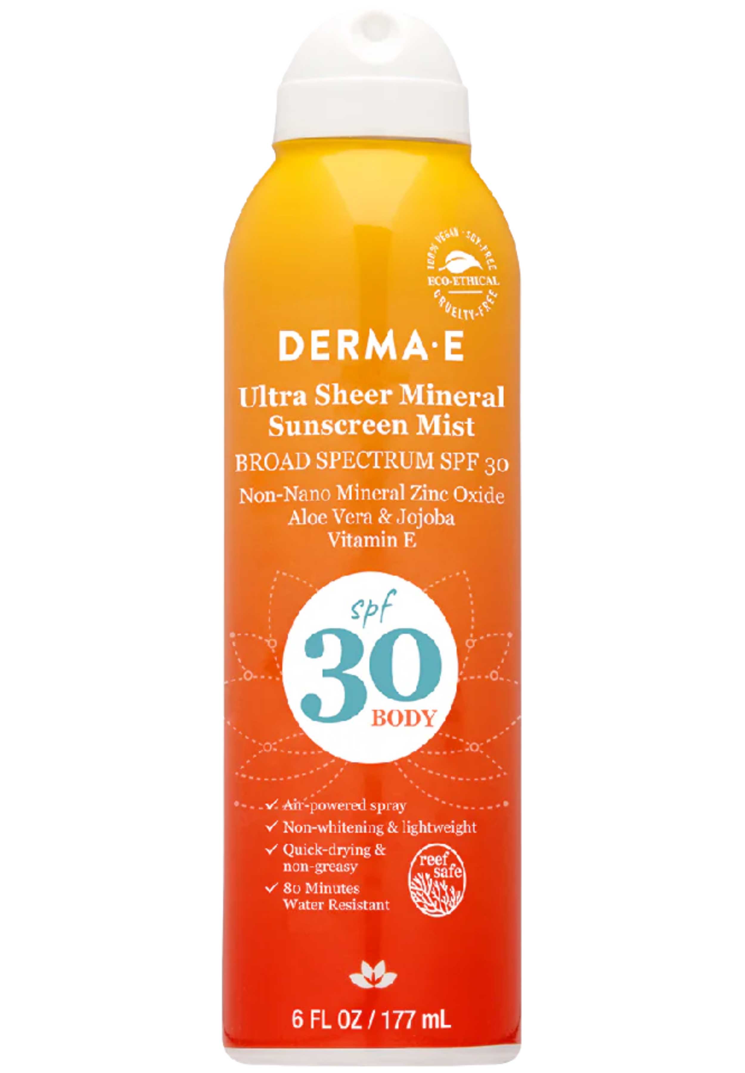 DermaE Natural Bodycare Ultra Sheer Mineral Sunscreen Mist