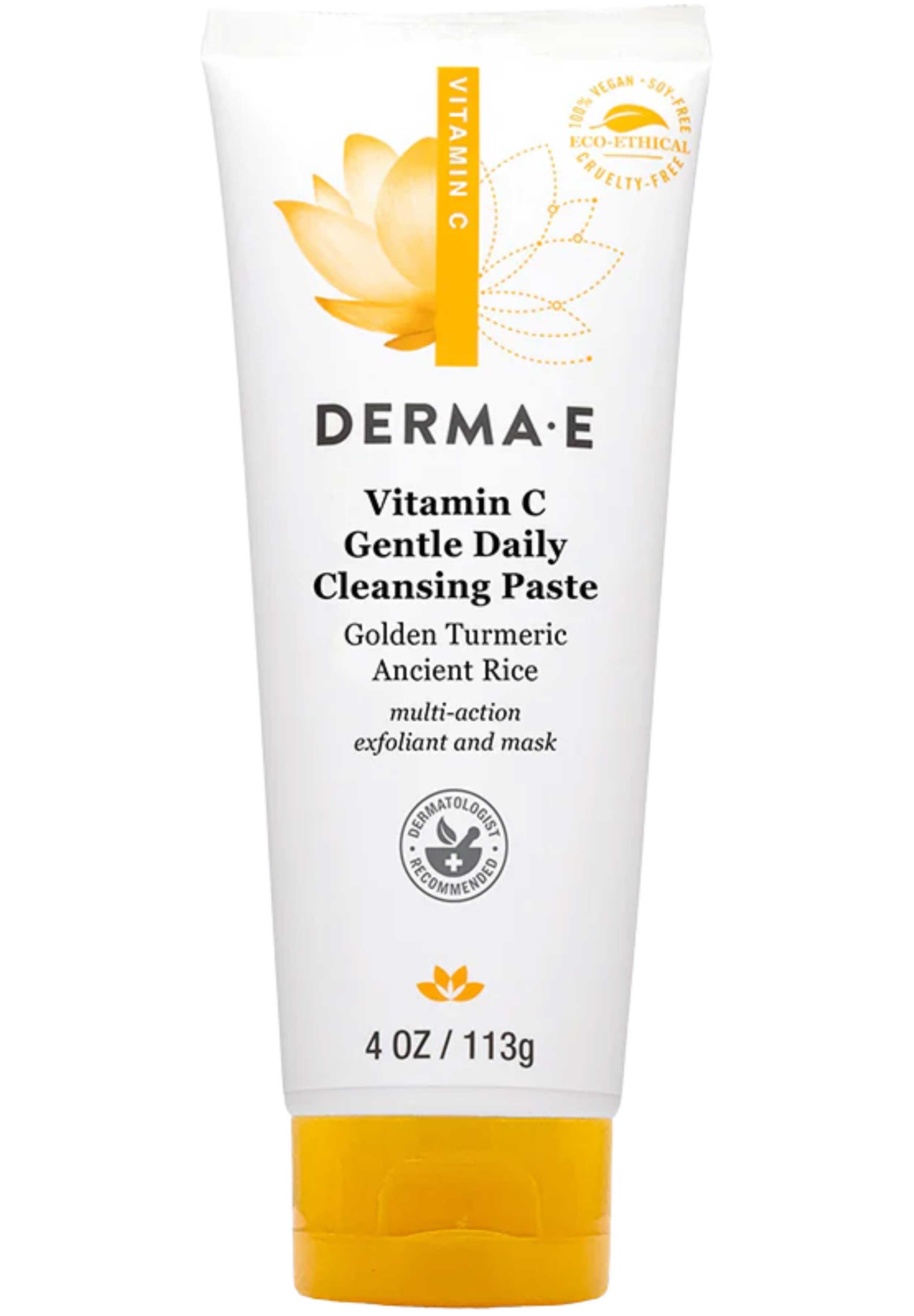 DermaE Natural Bodycare Vitamin C Gentle Daily Cleansing Paste