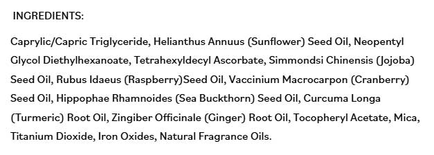 DermaE Natural Bodycare Vitamin C Glow Face Oil Ingredients