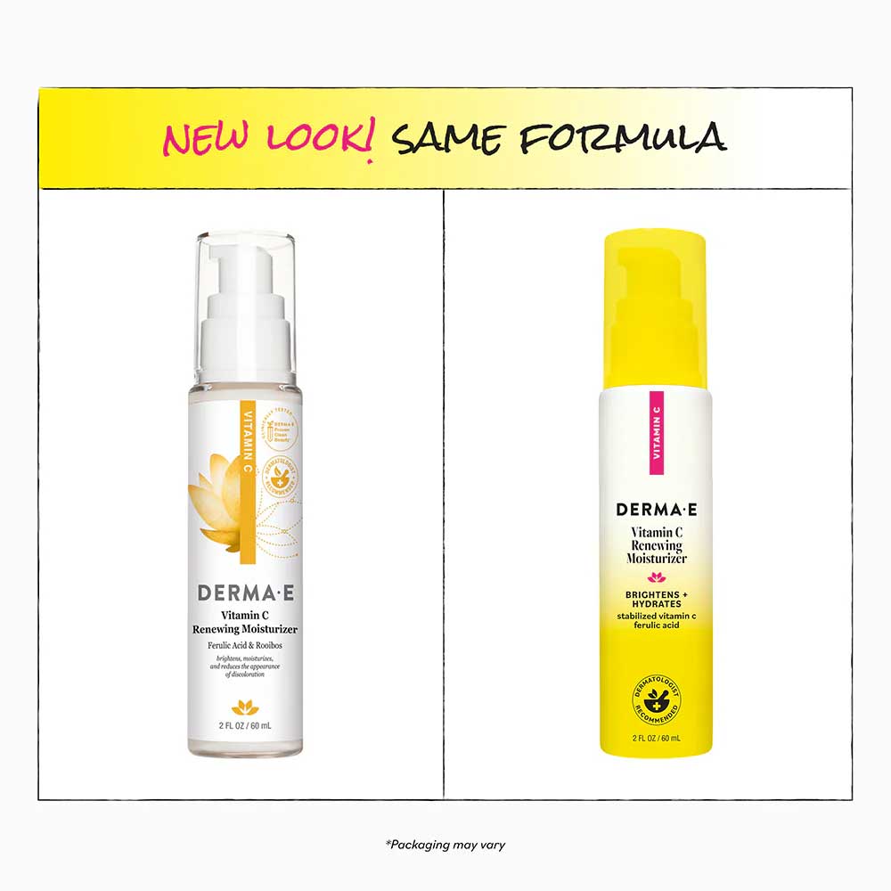 DermaE Natural Bodycare Vitamin C Renewing Moisturizer New Look