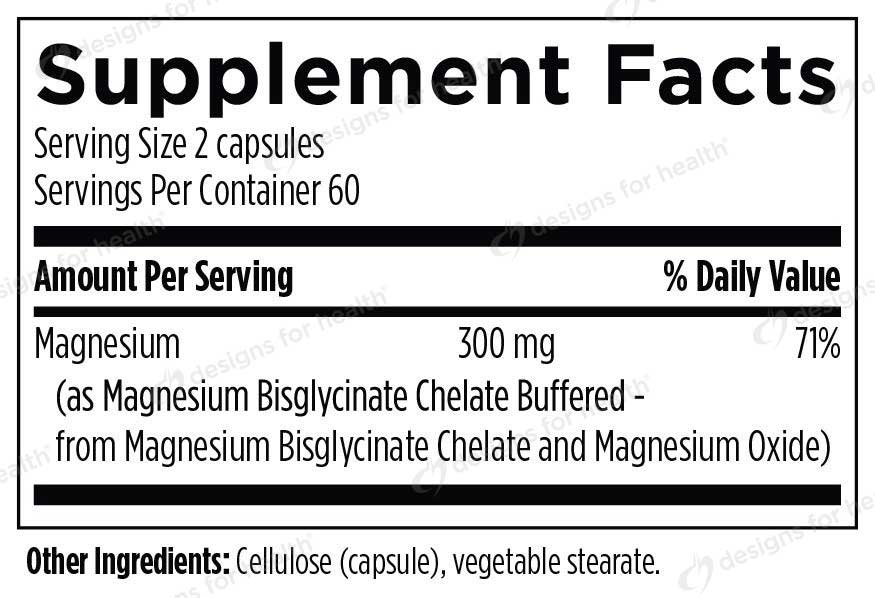Designs For Sport Magnesium Bisglycinate Ingredients