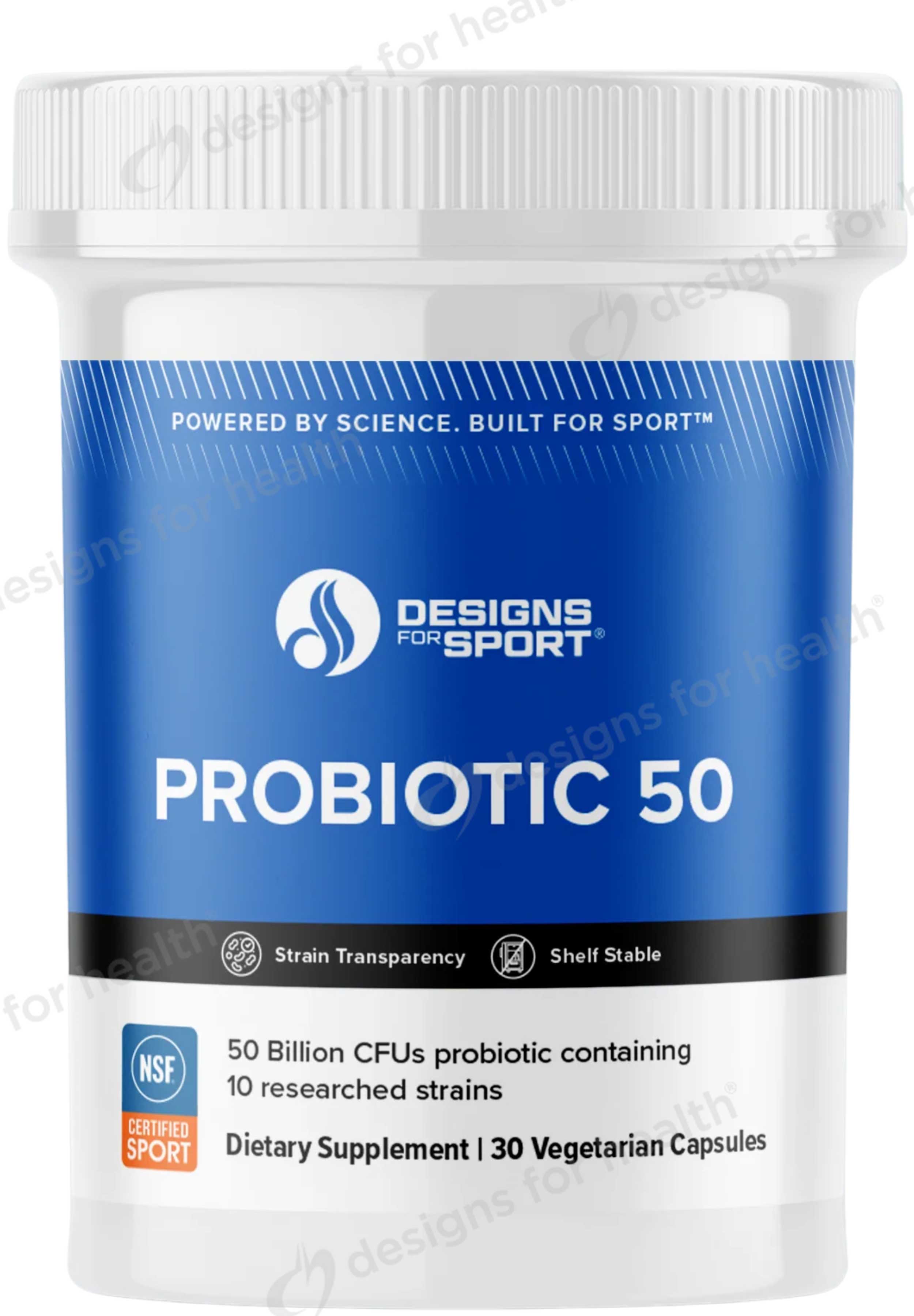 Designs For Sport Probiotic 50