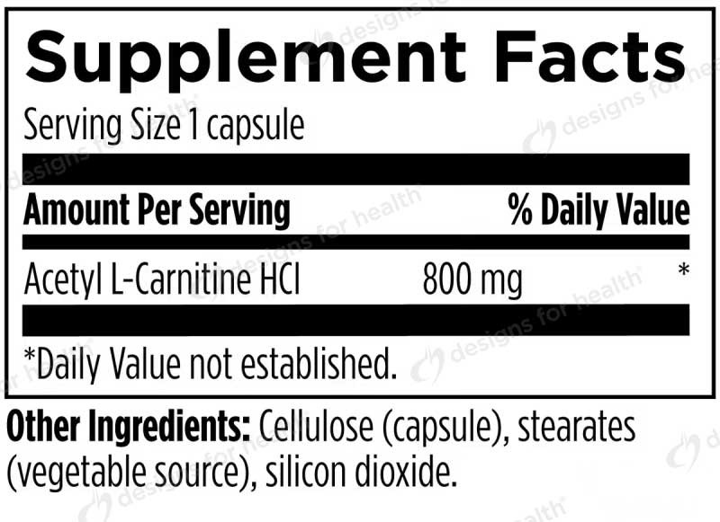 acetyl l carnitine smell L-Carnitine Designs for Health Acetyl L-Carnitine