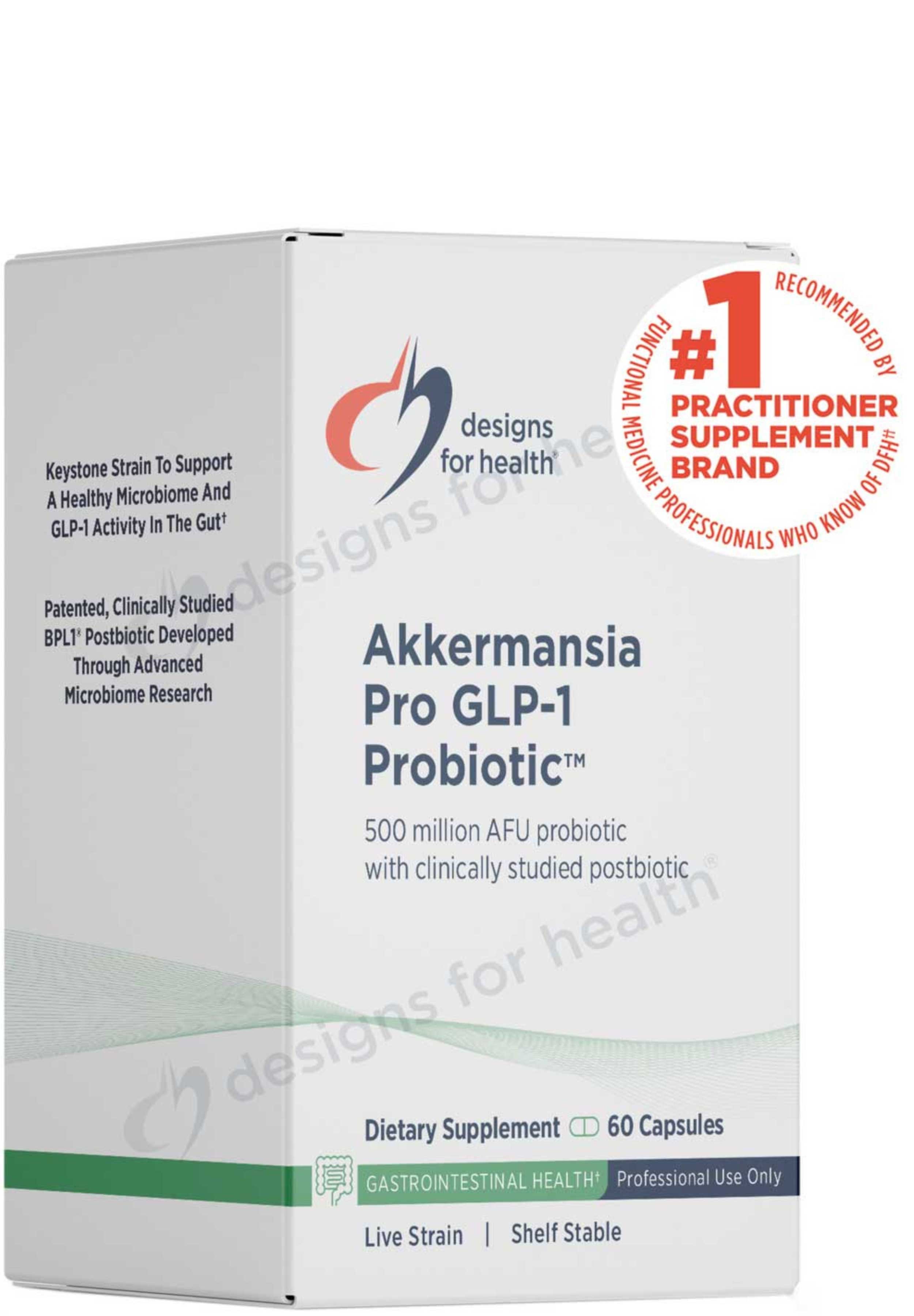 Designs for Health Akkermansia Pro GLP-1 Probiotic