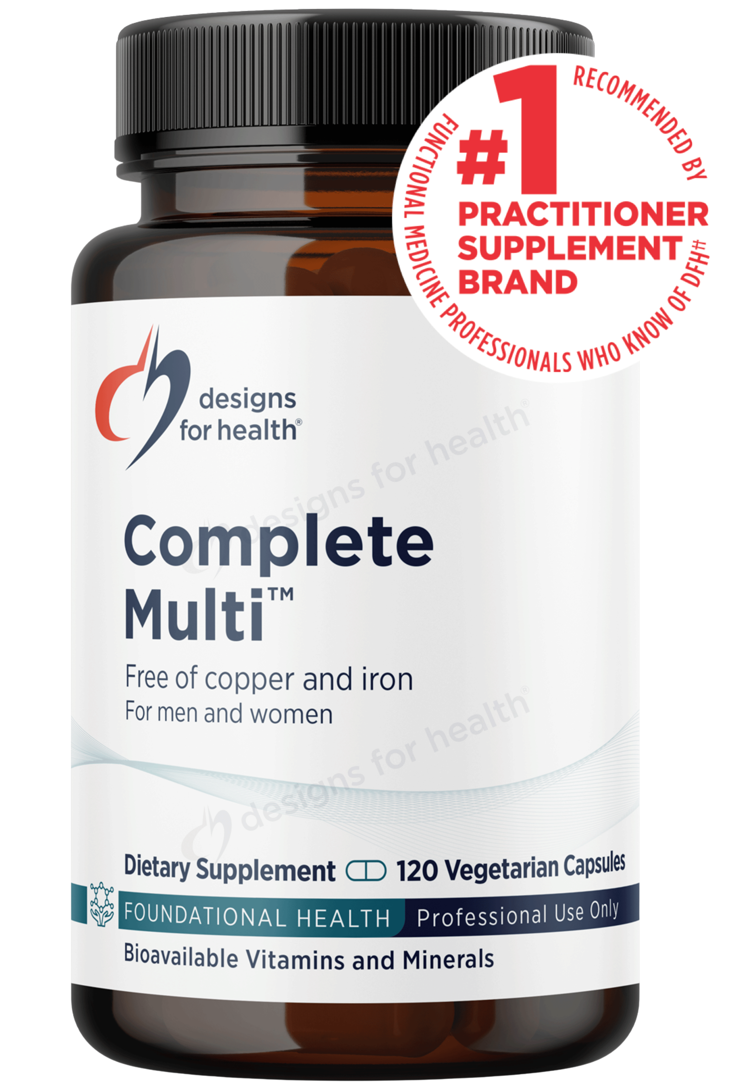 Designs for Health DFH Complete Multi (Free of Copper and Iron)