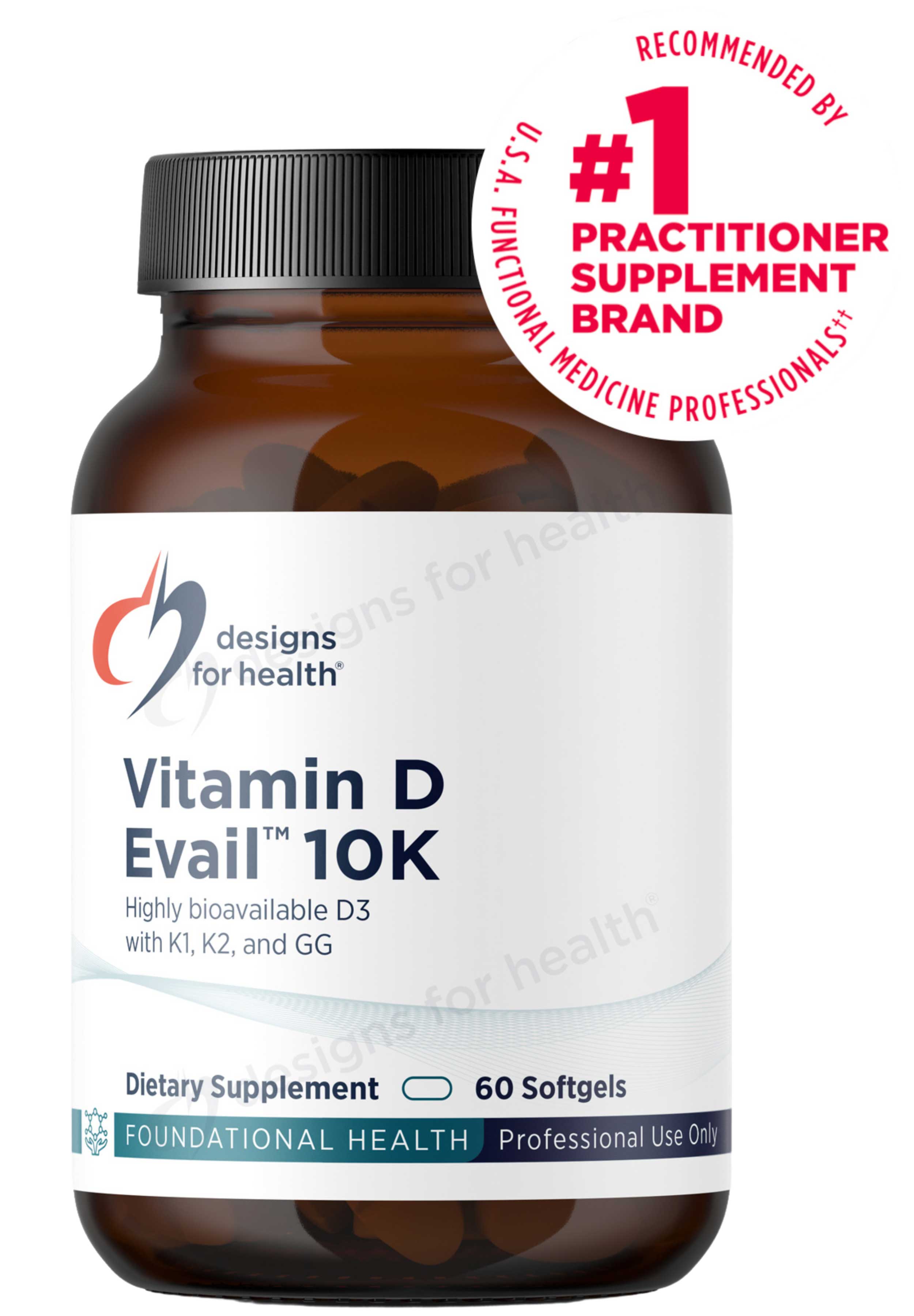 Designs for Health D-Evail 10K (Formerly Vitamin D Ultra 10K)