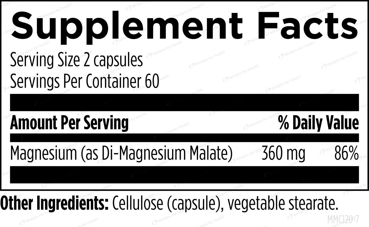 Designs for Health Magnesium Malate Ingredients