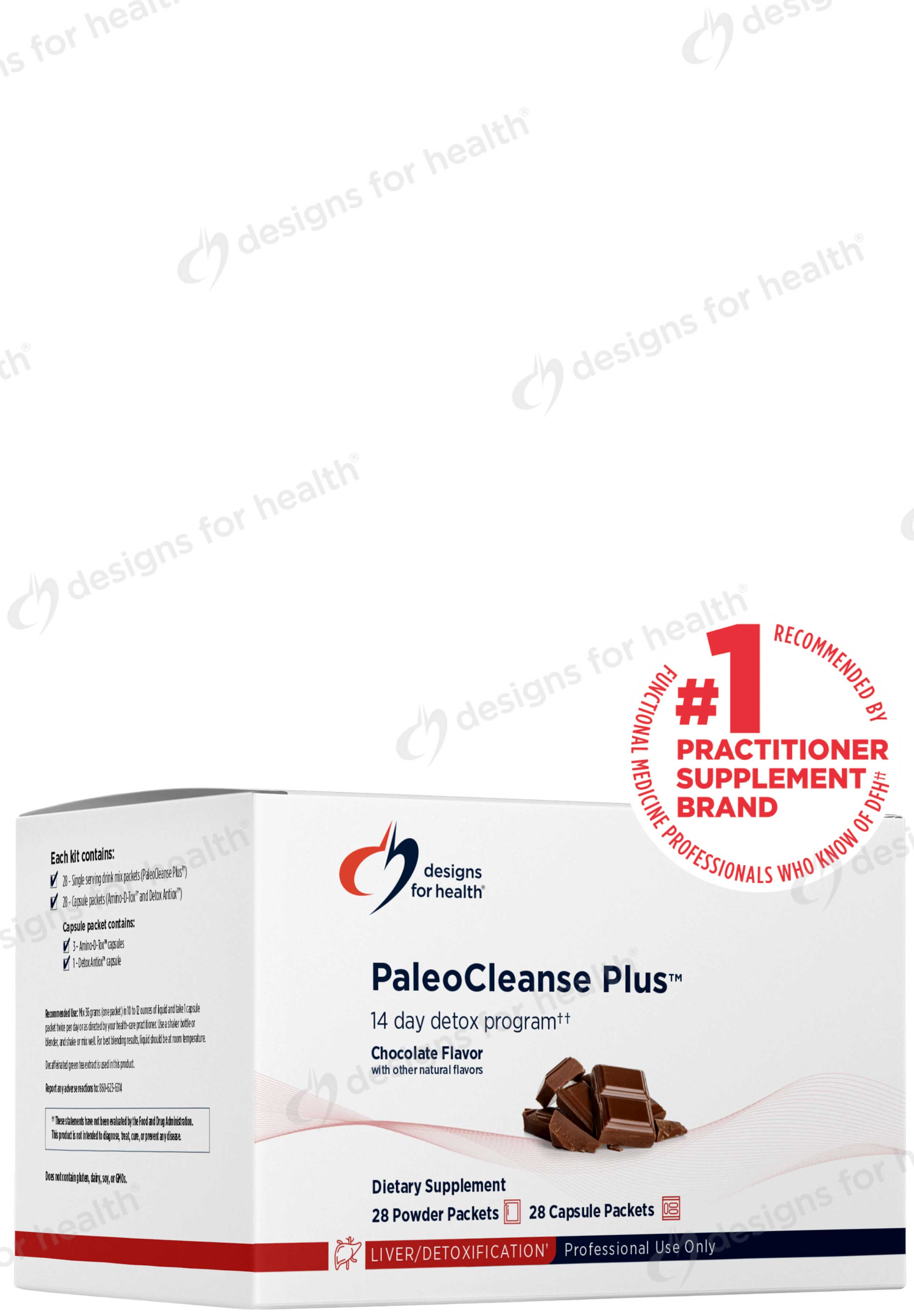 Designs for Health PaleoCleanse Plus Detox Program, 14 Day Detox Kit