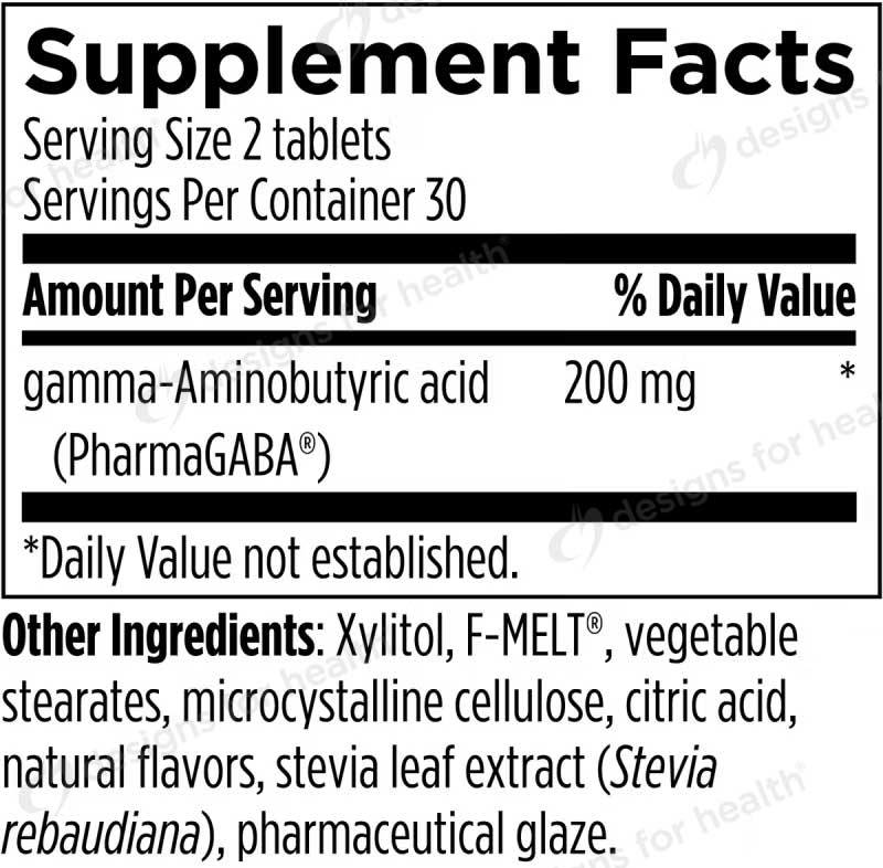 Designs for Health PharmaGABA Ingredients