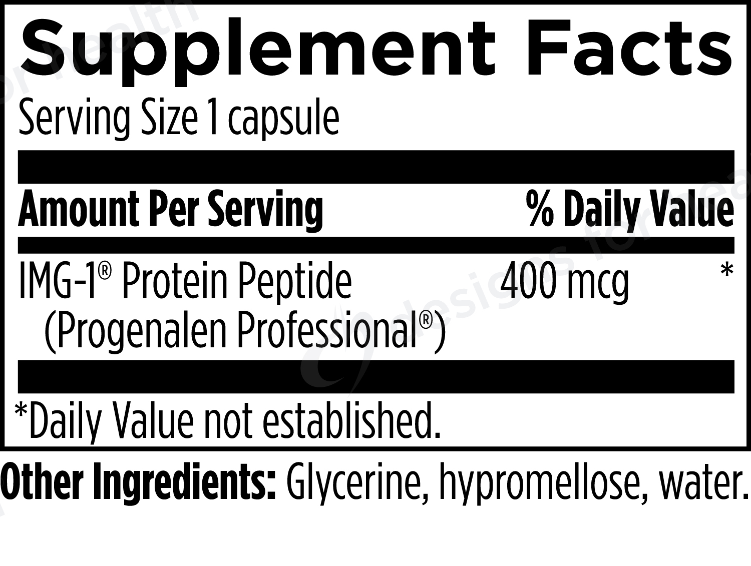 Designs for Health Progenalen Pro Peptide Ingredients