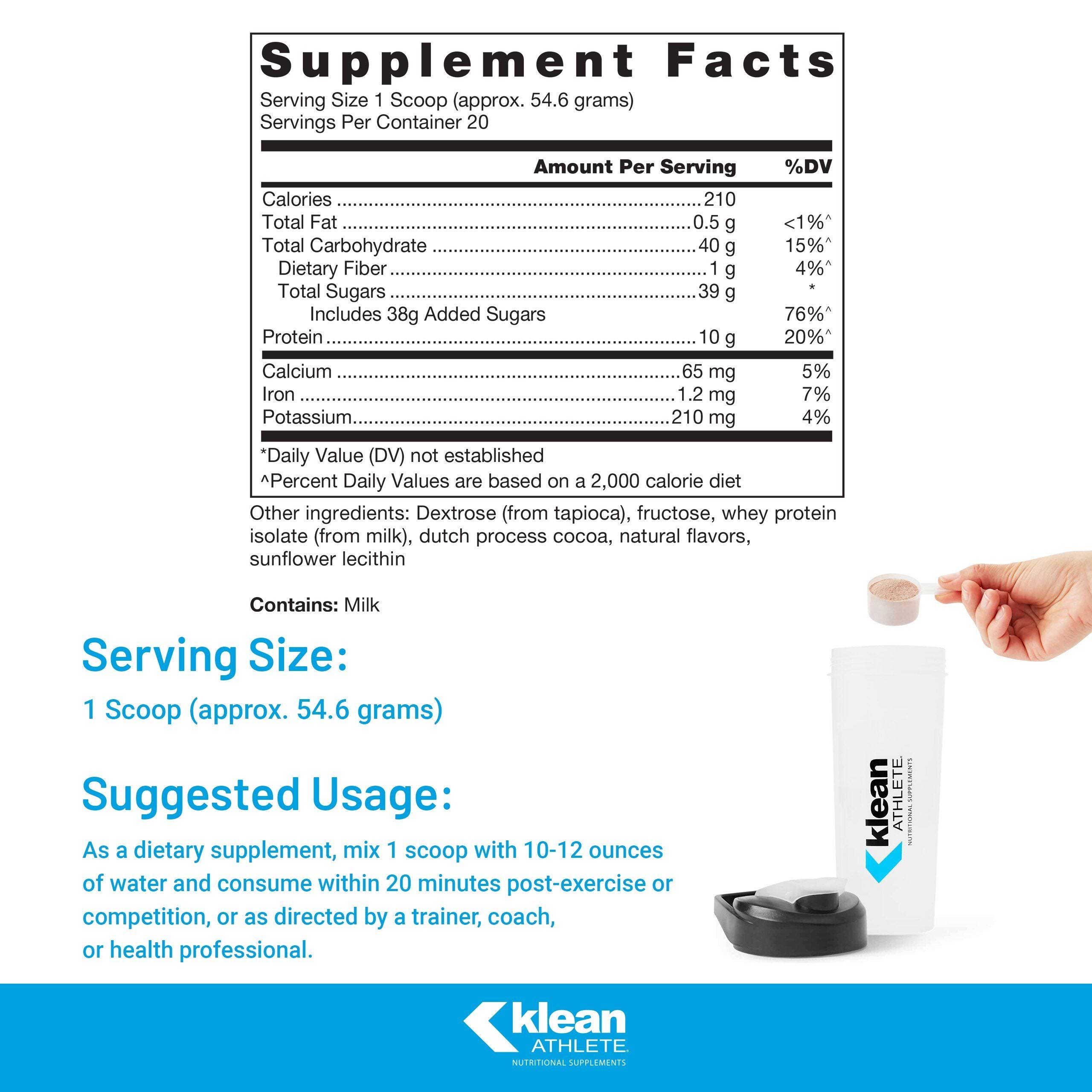 Douglas Laboratories Klean Recovery Ingredients