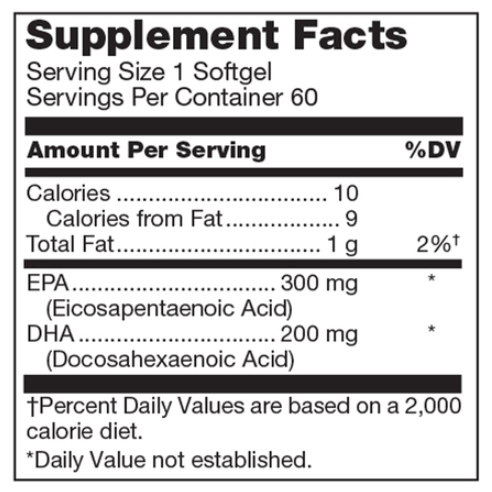 Douglas Laboratories Opti-EPA 500 Ingredients