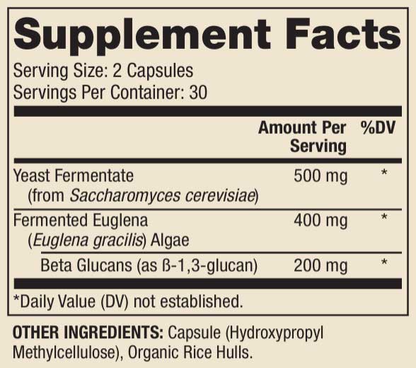 Dr. Mercola Fermented Beta Glucans Ingredients