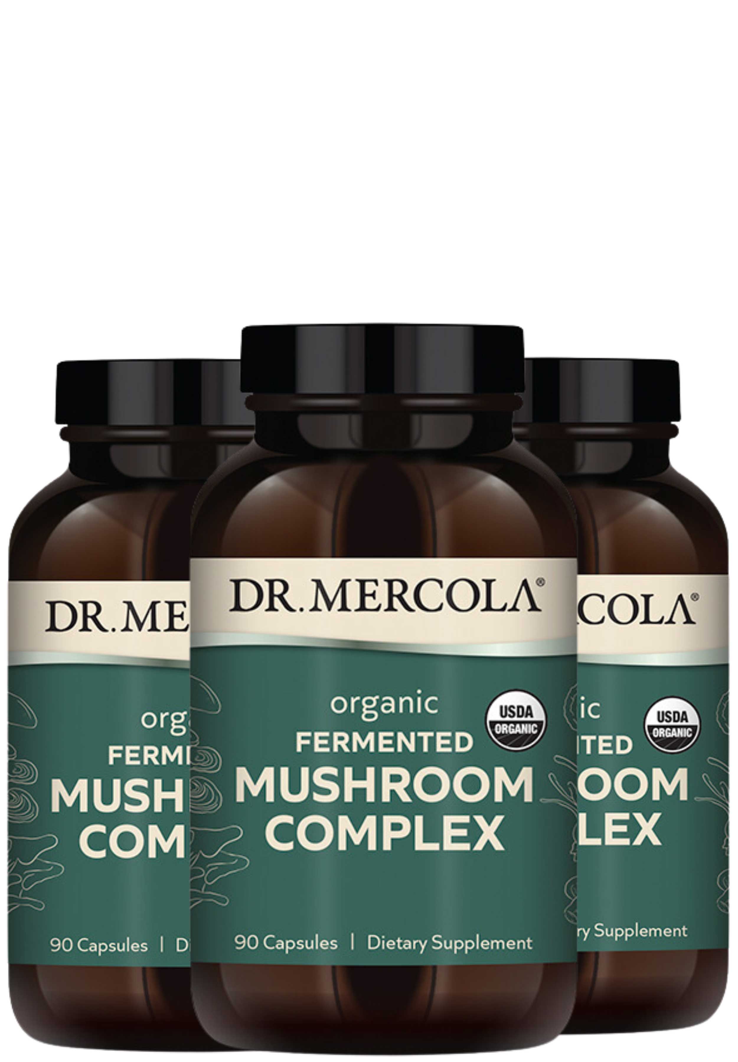 Complément Alimentaire Fermented Mushroom Complex - Dr Mercola - 90 Gélules Par Flacon - Neuf