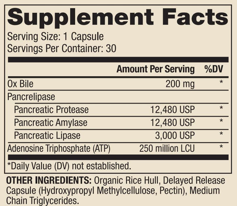 Dr. Mercola Gallbladder Enzymes (Formerly Digestive Enzymes)