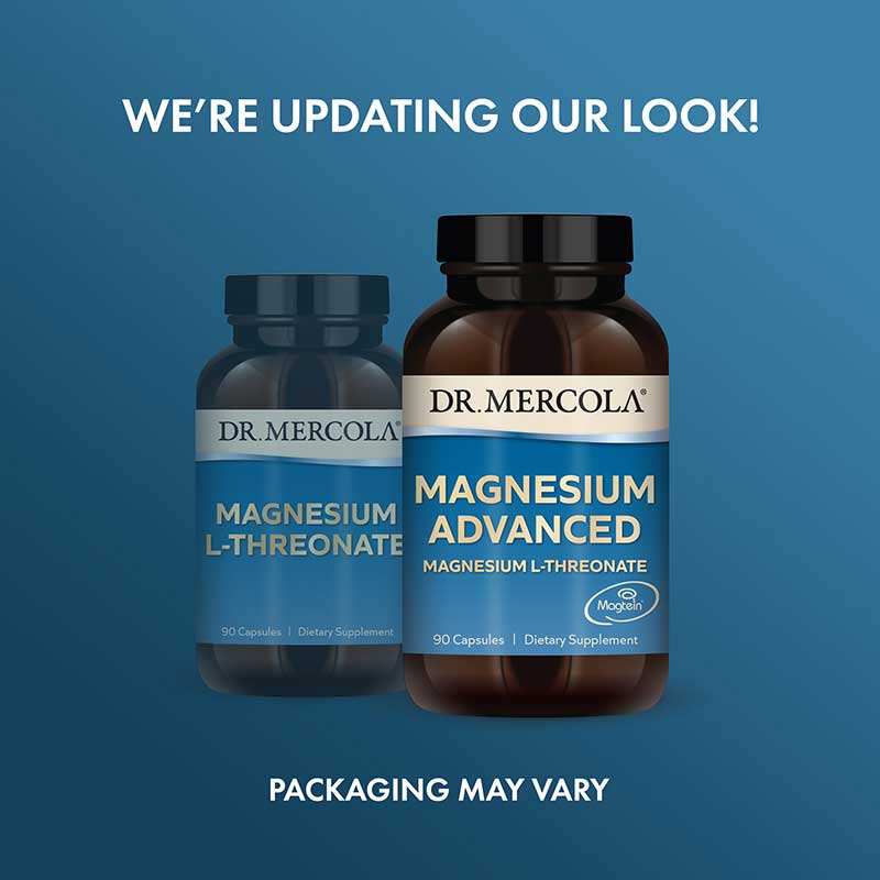 Dr. Mercola Magnesium Advanced (Formerly Magnesium L-Threonate) New Look