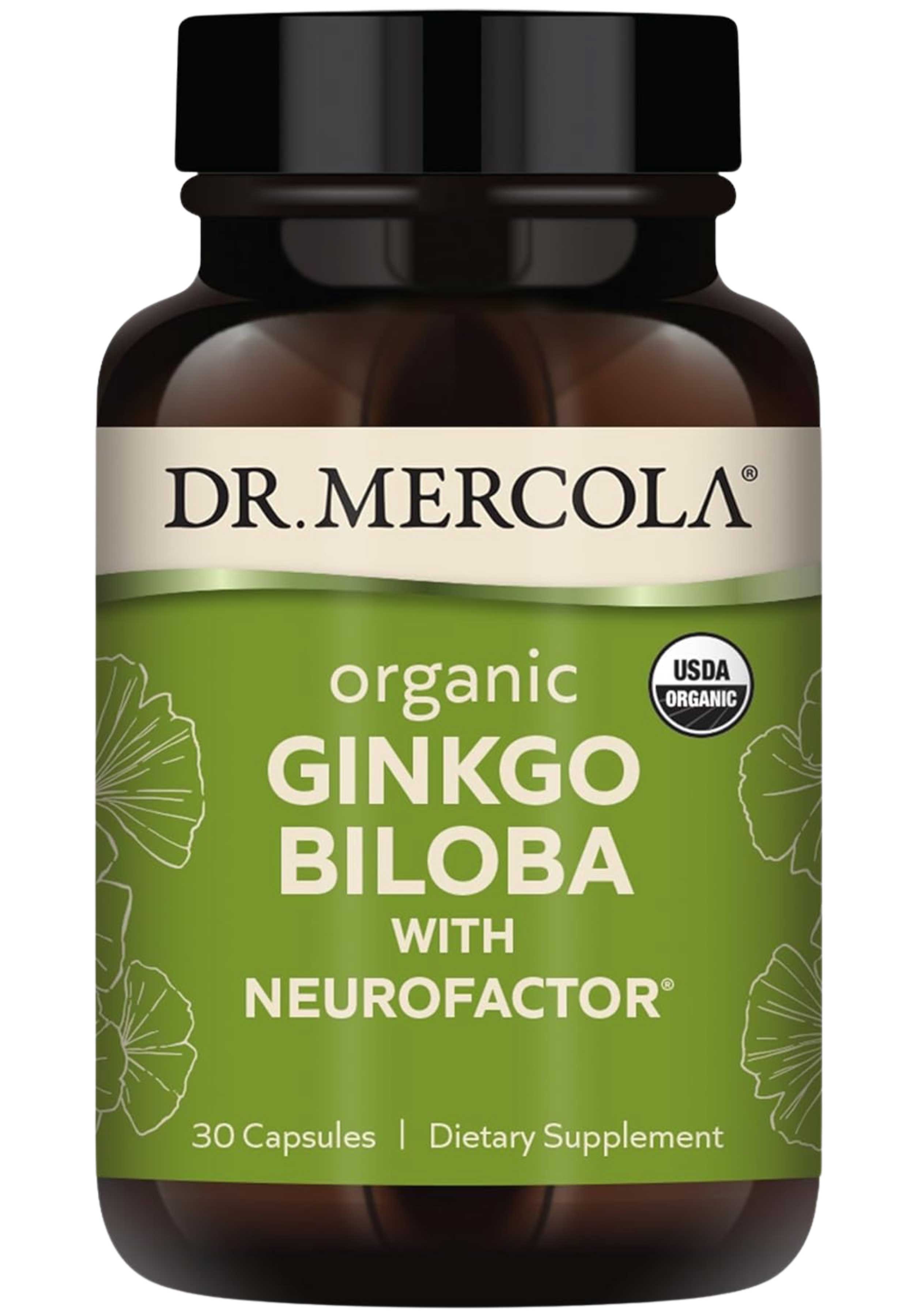 Dr. Mercola Organic Ginkgo Biloba with NeuroFactor
