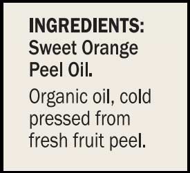 Dr. Mercola Organic Orange Essential Oil Ingredients