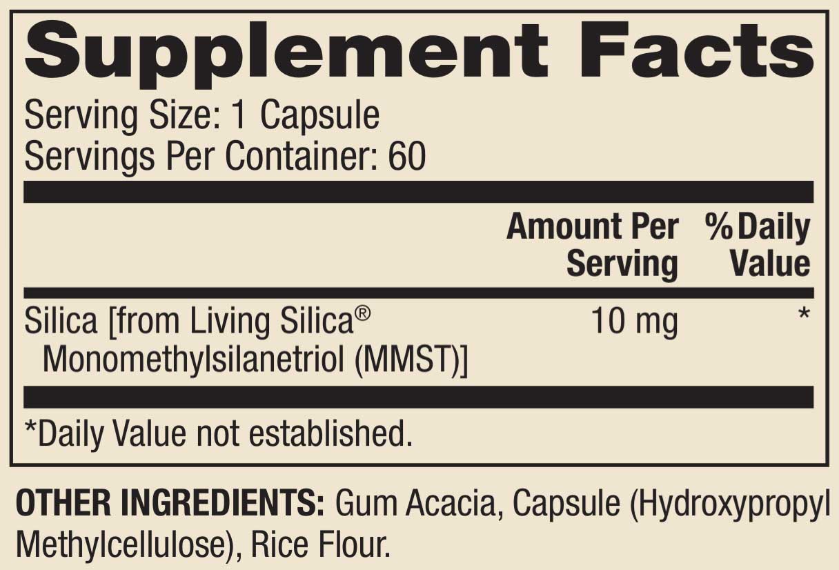 Dr. Mercola Silica Collagen Builder Ingredients