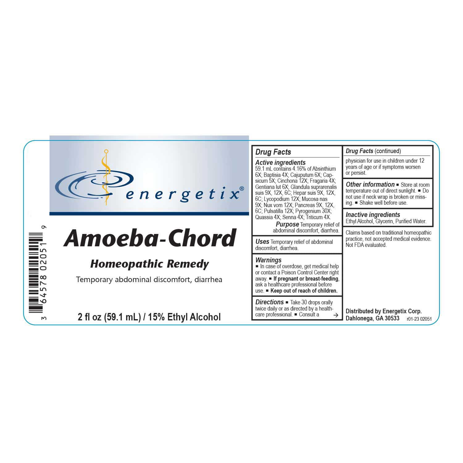 Energetix Amoeba-Chord Label