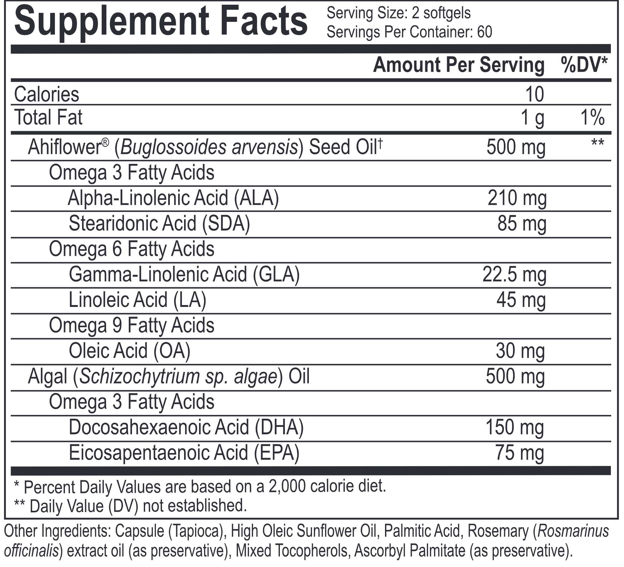 Energetix Phyto EFA® Ingredients 