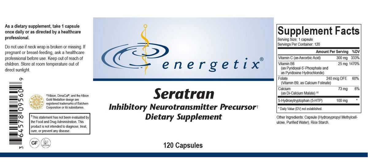 Energetix Seratran Label