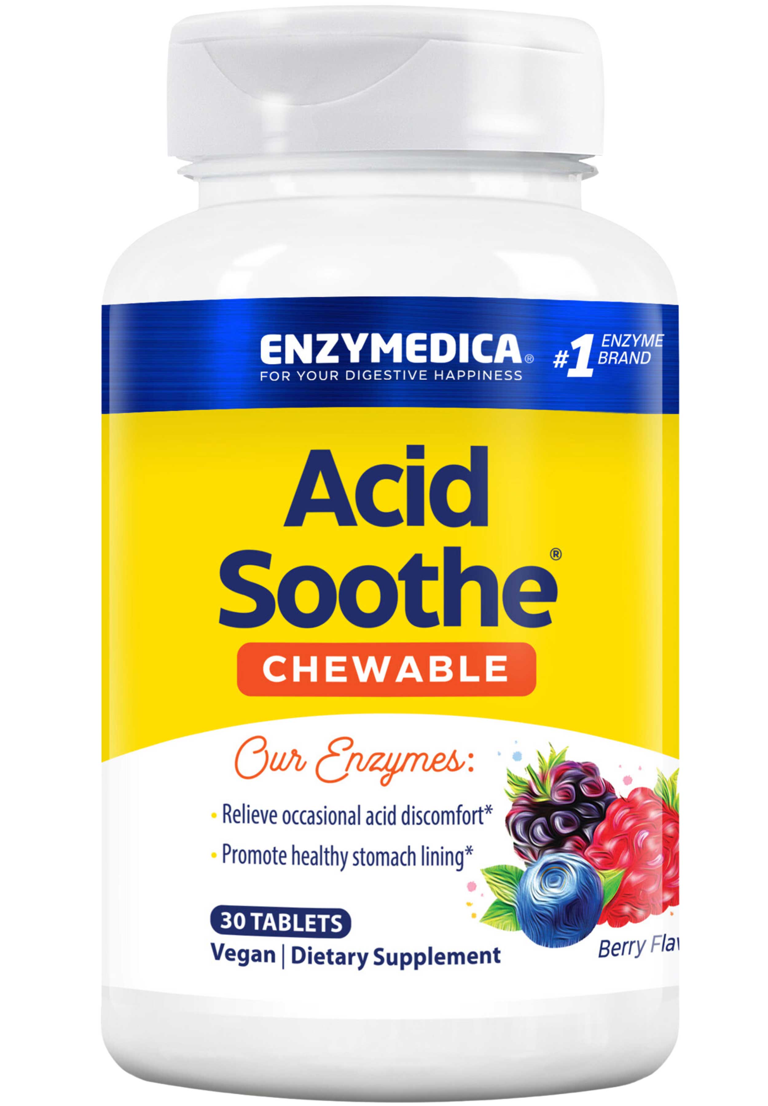 Enzymedica Acid Soothe Chewable 