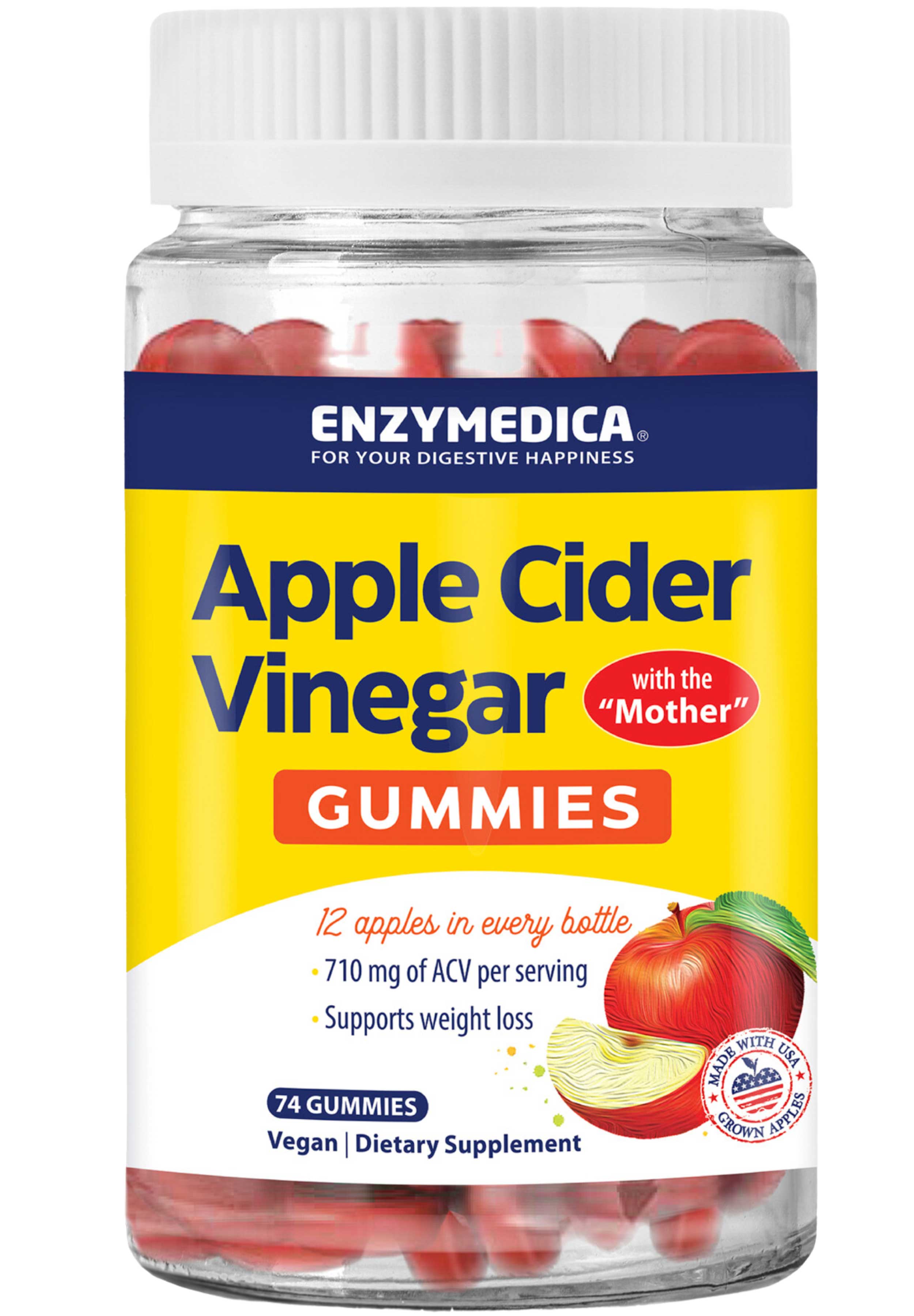 Enzymedica Apple Cider Vinegar Gummies