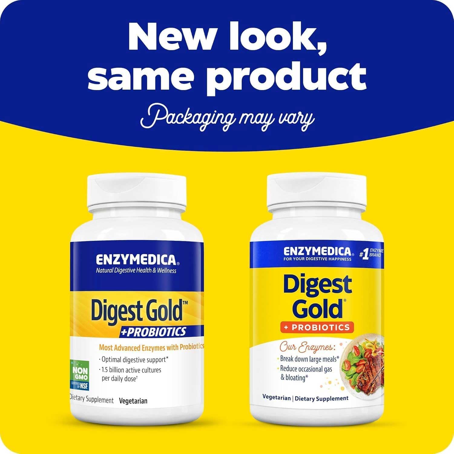 Enzymedica Digest Gold +Probiotics New Look