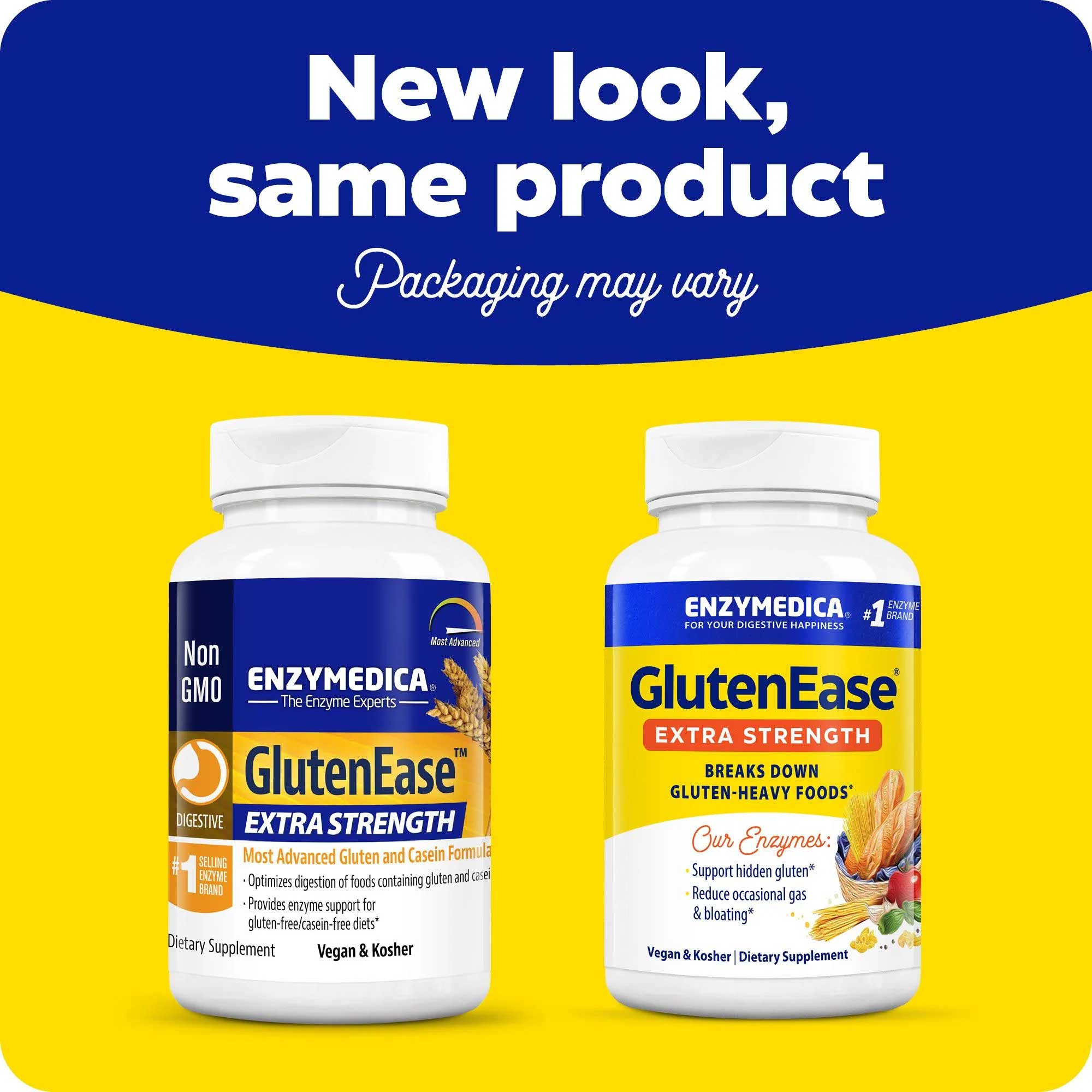 Enzymedica GlutenEase Extra Strength New Look