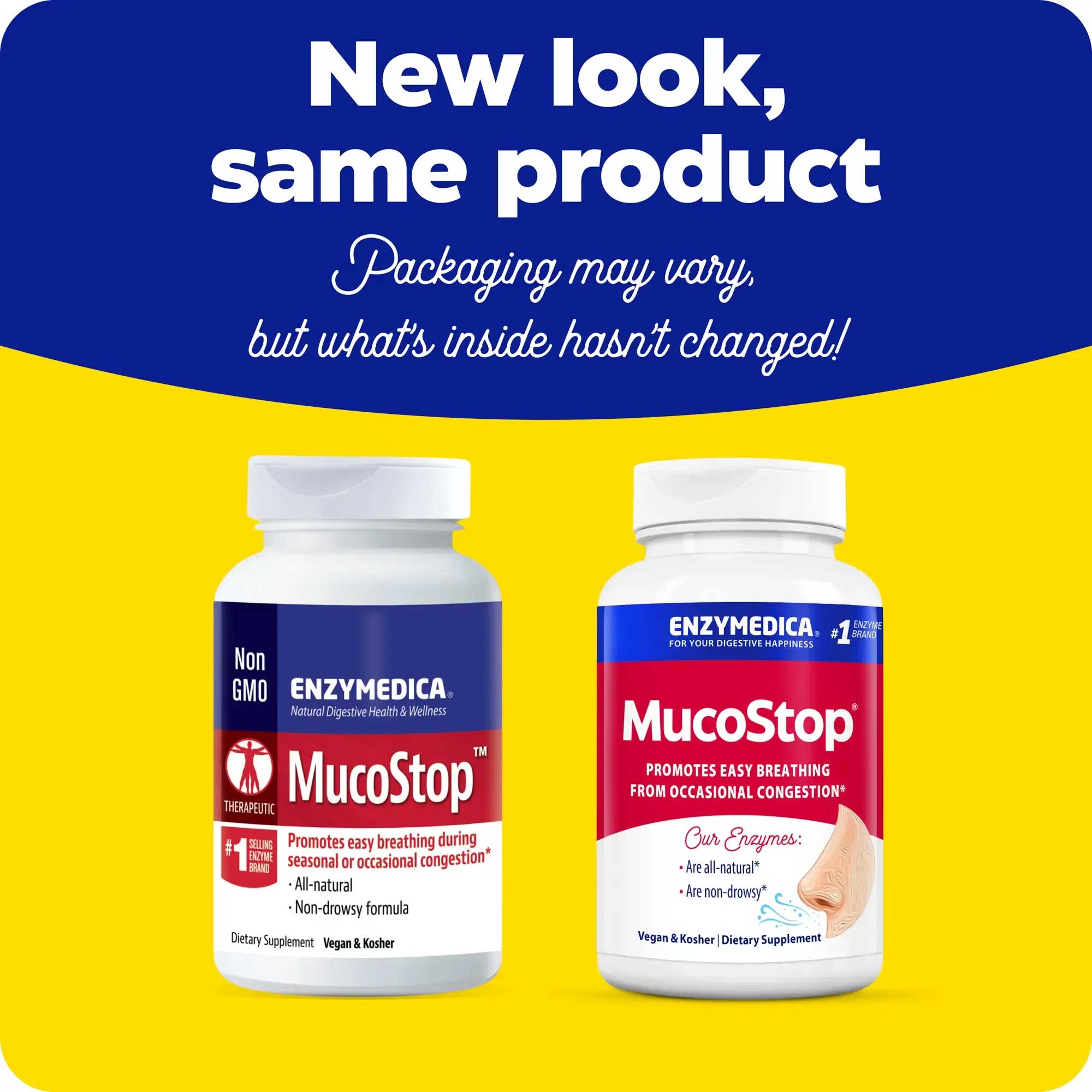 Enzymedica MucoStop New Look