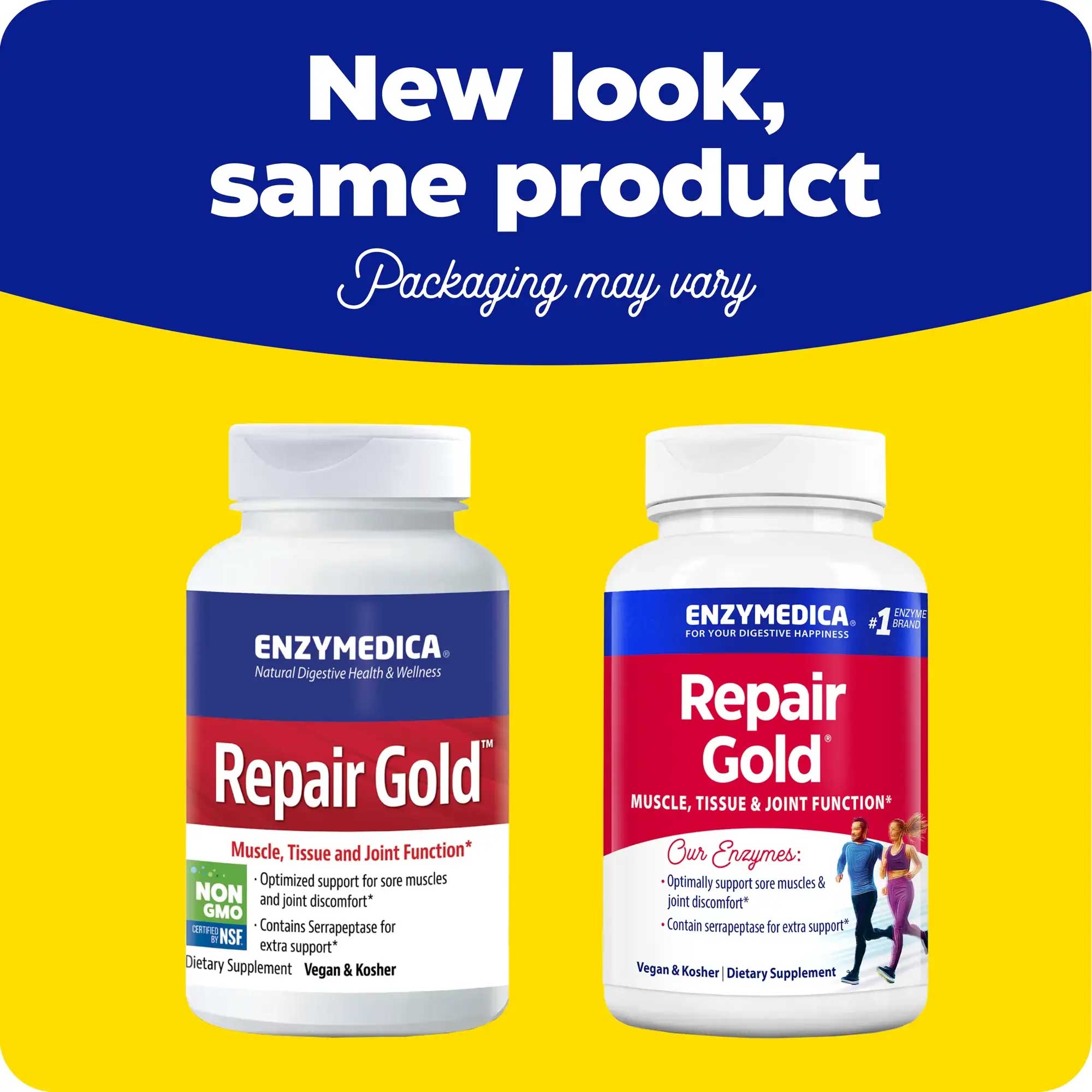 Enzymedica Repair Gold New Look