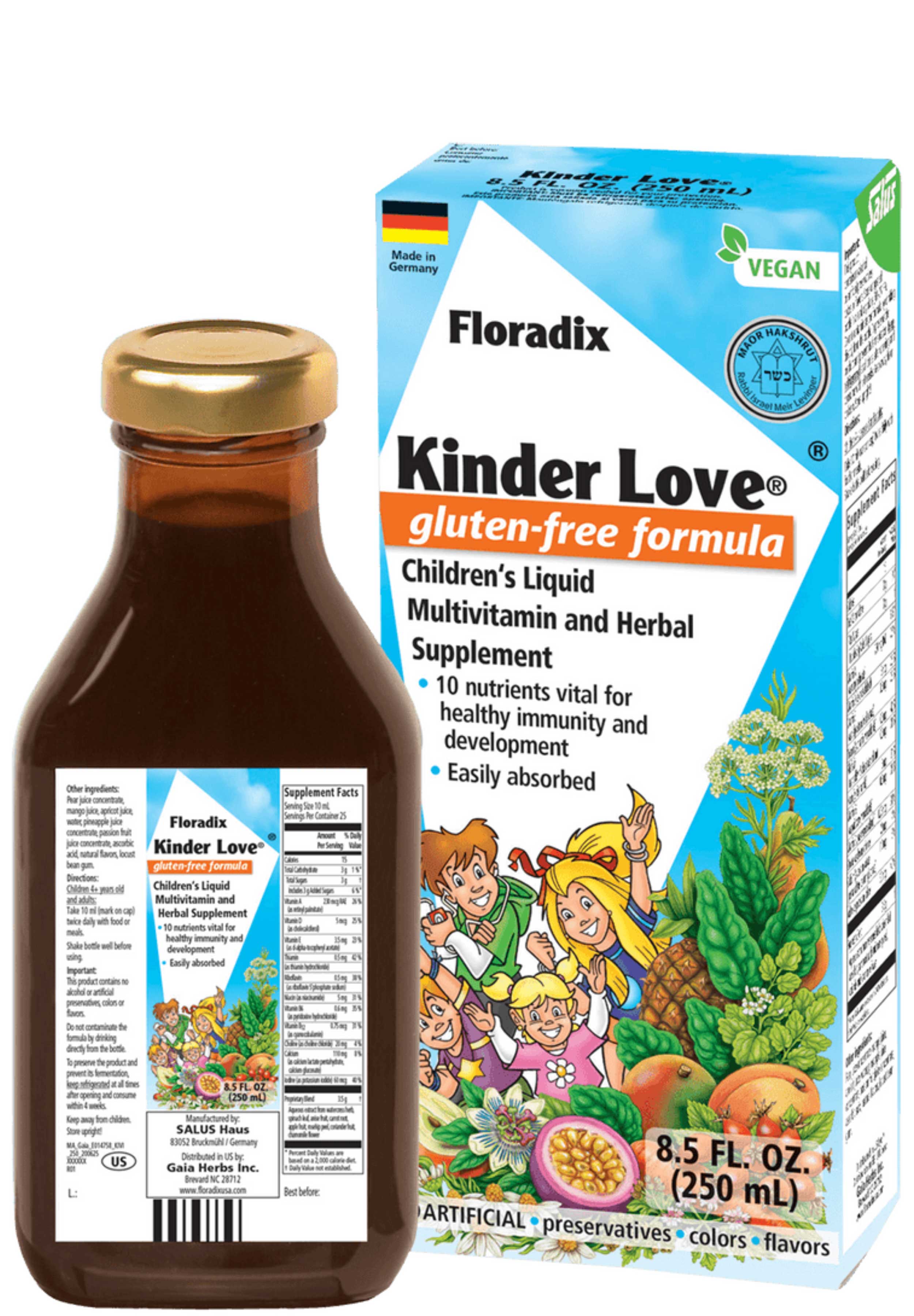 Floradix Kinder Love Children's Liquid Multivitamin