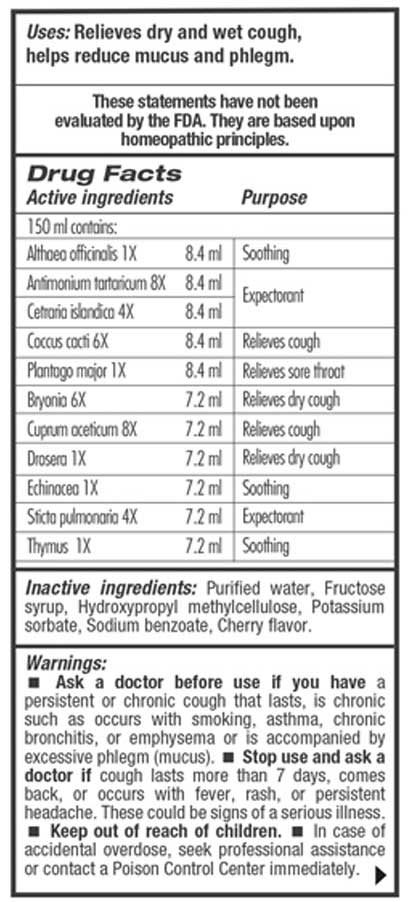 GUNA Biotherapeutics GUNA-COUGH Ingredients