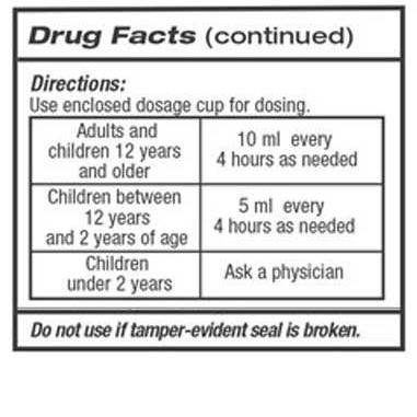 GUNA Biotherapeutics GUNA-COUGH Ingredients