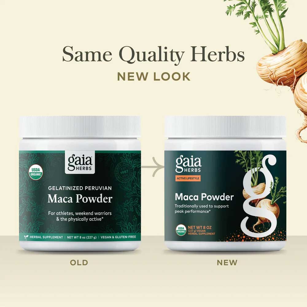 Gaia Herbs Maca Powder New Look