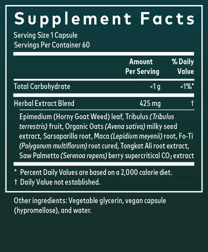 Gaia Herbs Male Libido Ingredients