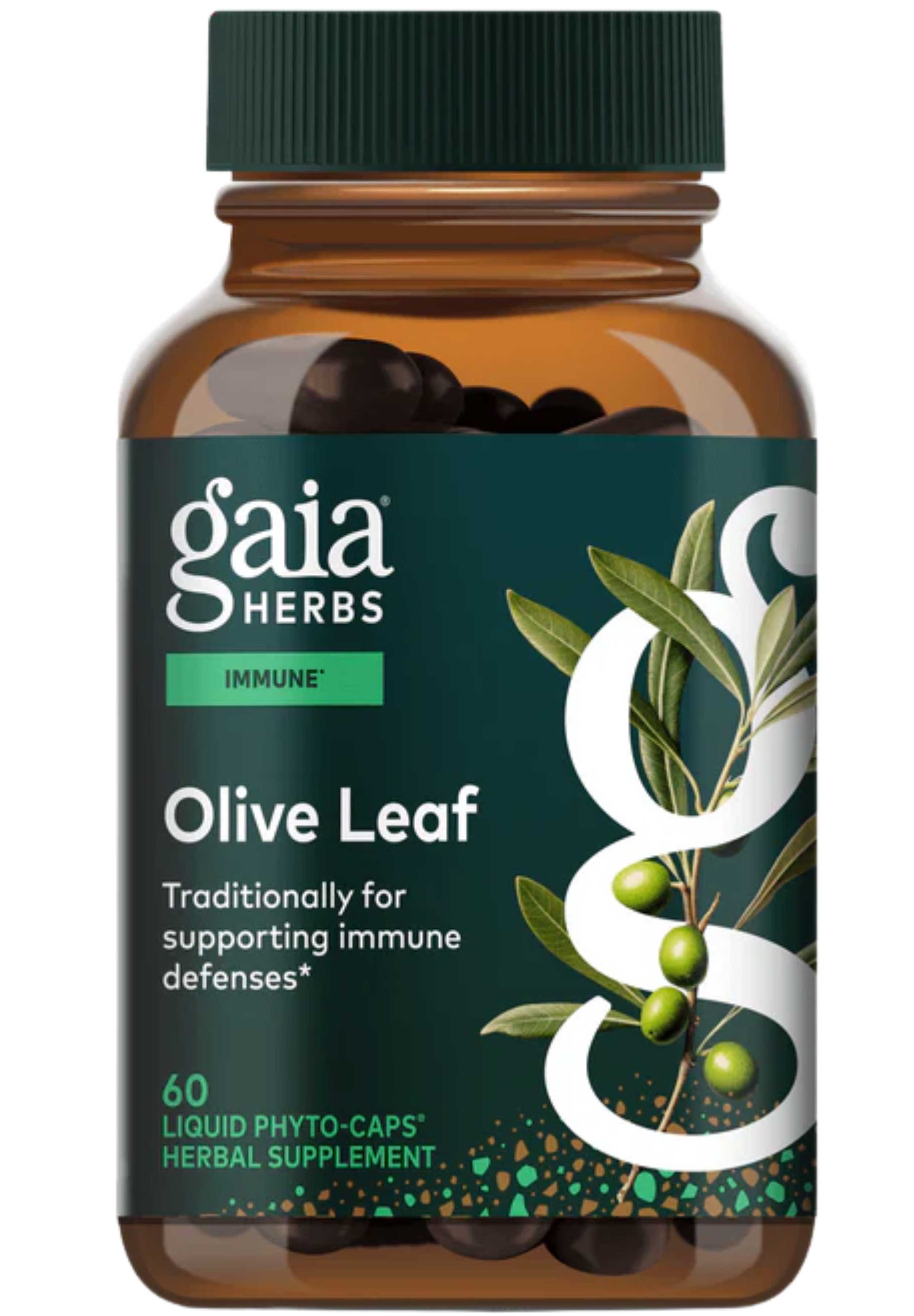 Gaia Herbs Olive Leaf Capsules