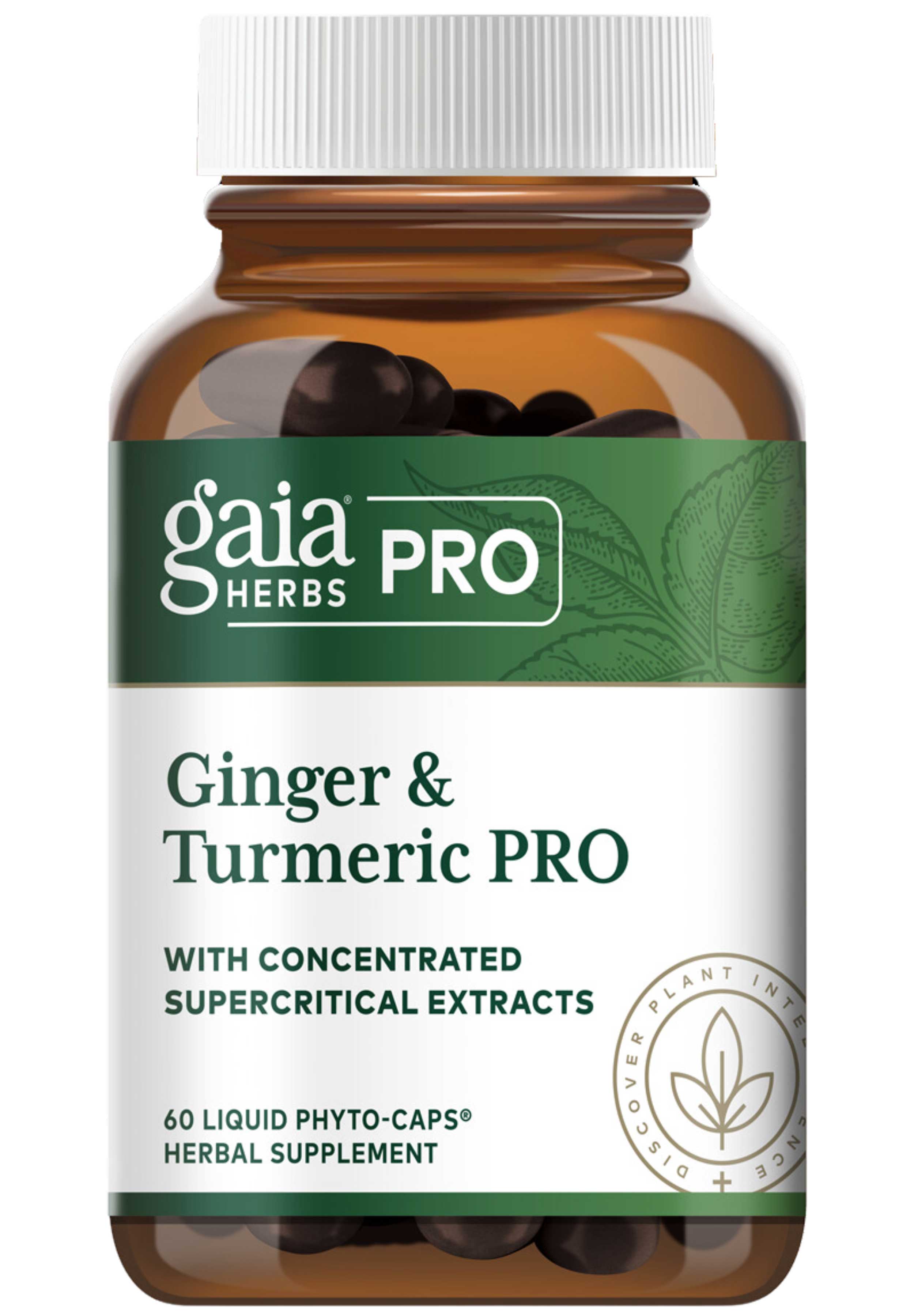 Gaia Herbs Professional Solutions Ginger & Turmeric PRO (Formerly Zingiber-Max)
