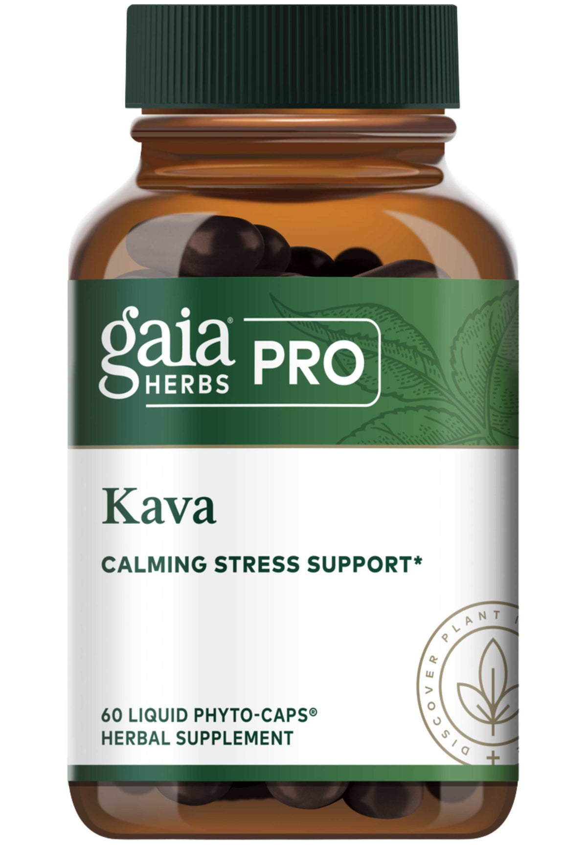 Gaia Herbs Professional Solutions Kava Calming Stress Support