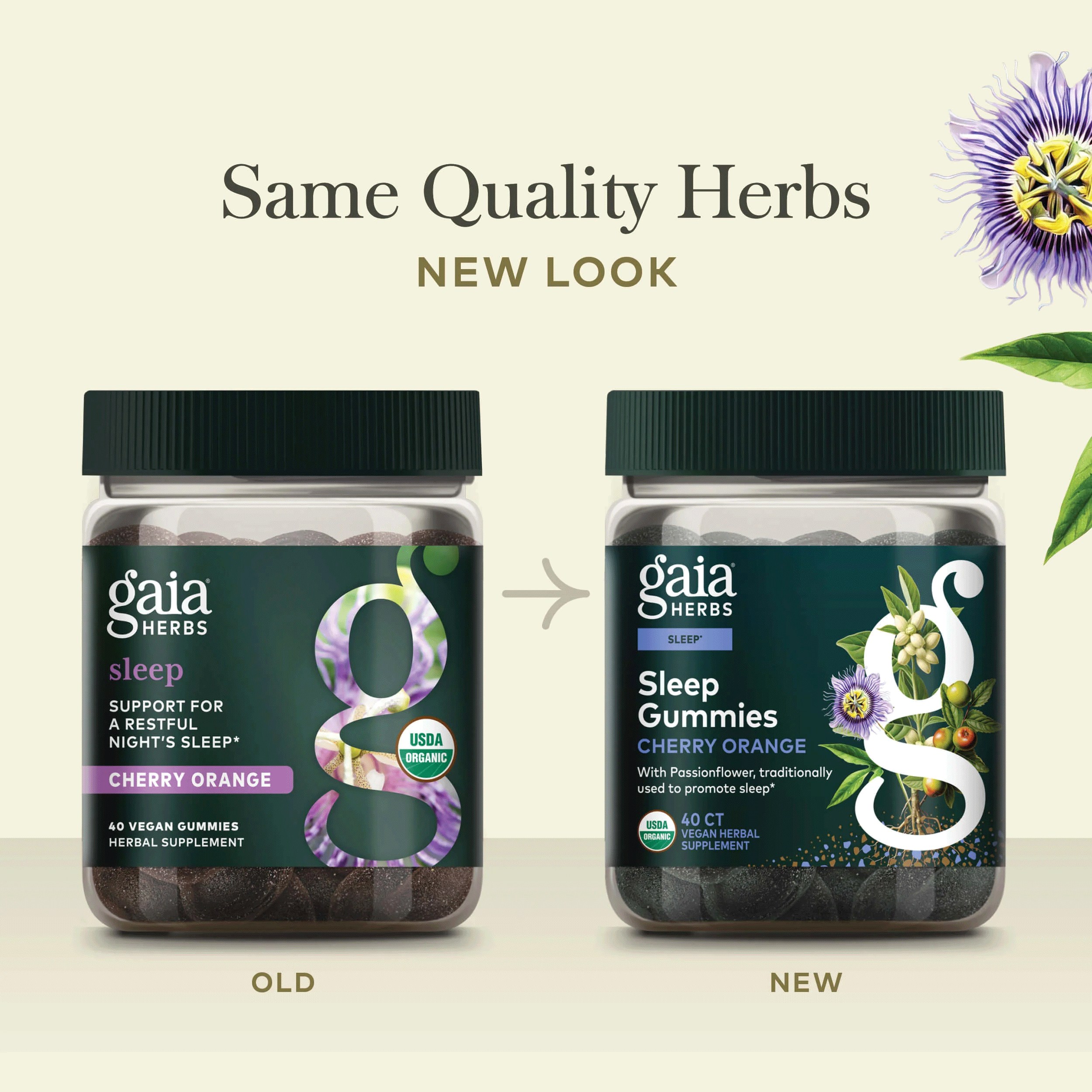 Gaia Herbs Sleep Gummies New Look