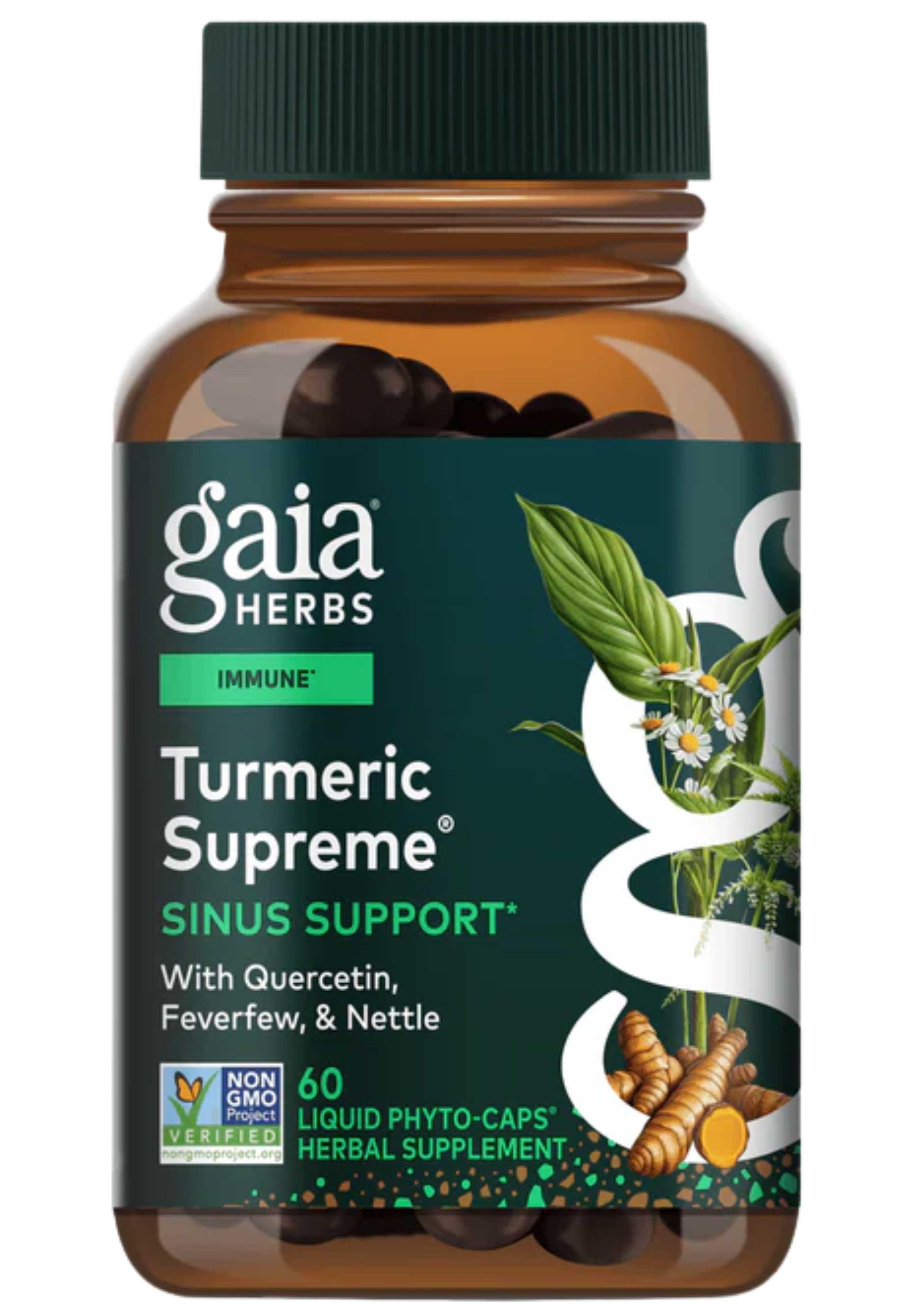 Gaia Herbs Turmeric Supreme Sinus Support