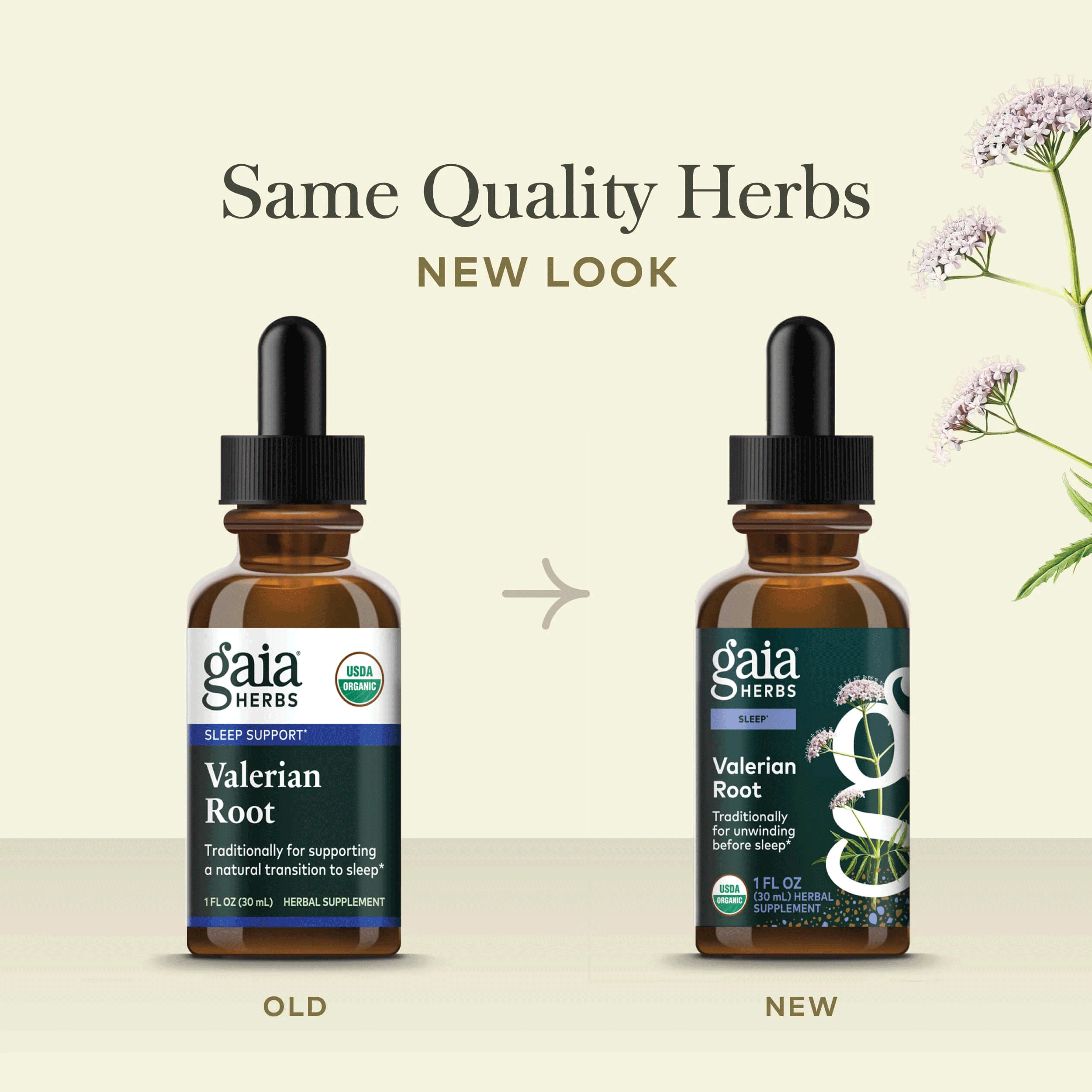 Gaia Herbs Valerian Root New Look