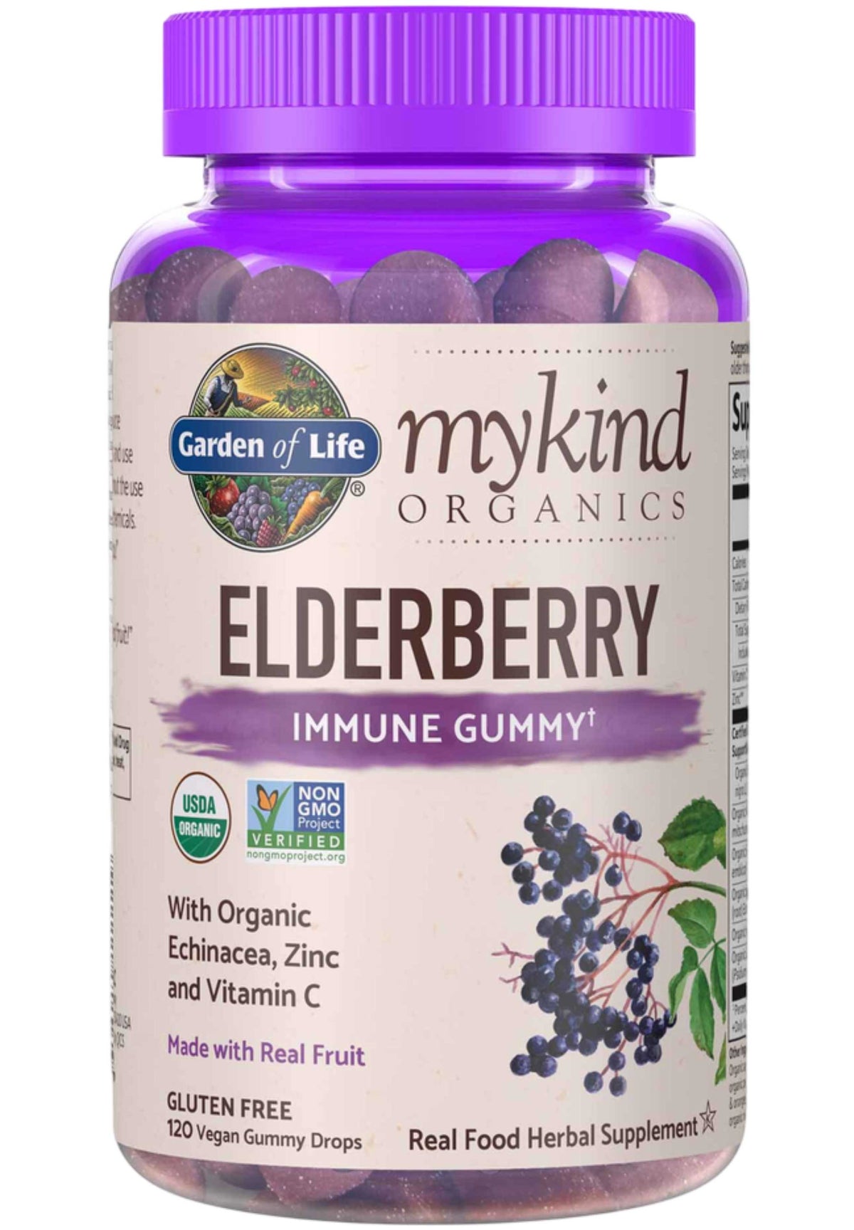 Garden of Life Organics Elderberry Immune Gummy