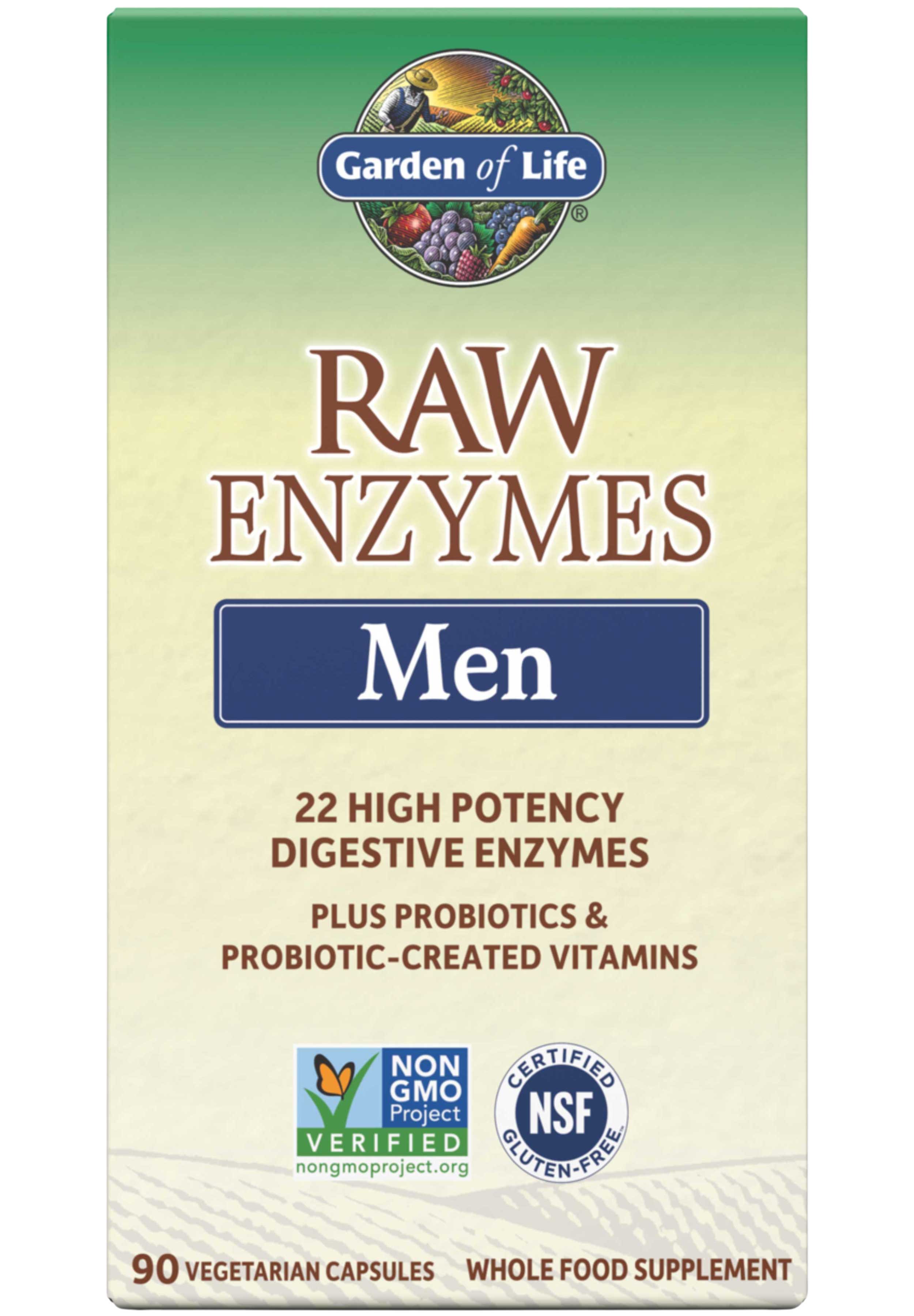 Garden of Life RAW Enzymes Men